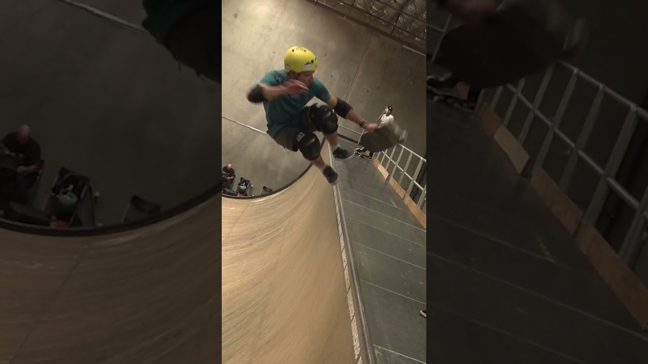 Andy Mac never disappoints💥 Cut from "Jimmy Wilkins: HANGTIME" back in issue 8📺<br /><br />➡️Head to our channel to give it a watch!<br /><br />#Skateboarding #VertSkateboarding #Shorts #ShortsVideo