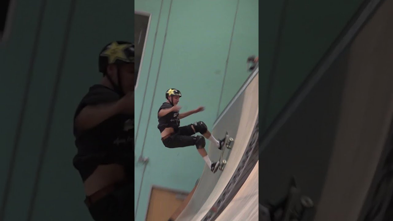 No one does it quite like Jimmy Wilkins 👌 Cut from our segment "Hangtime: Jimmy Wilkins" playing on our YouTube channel 📺<br /><br />#Skateboarding #Shorts #ShortsVideo