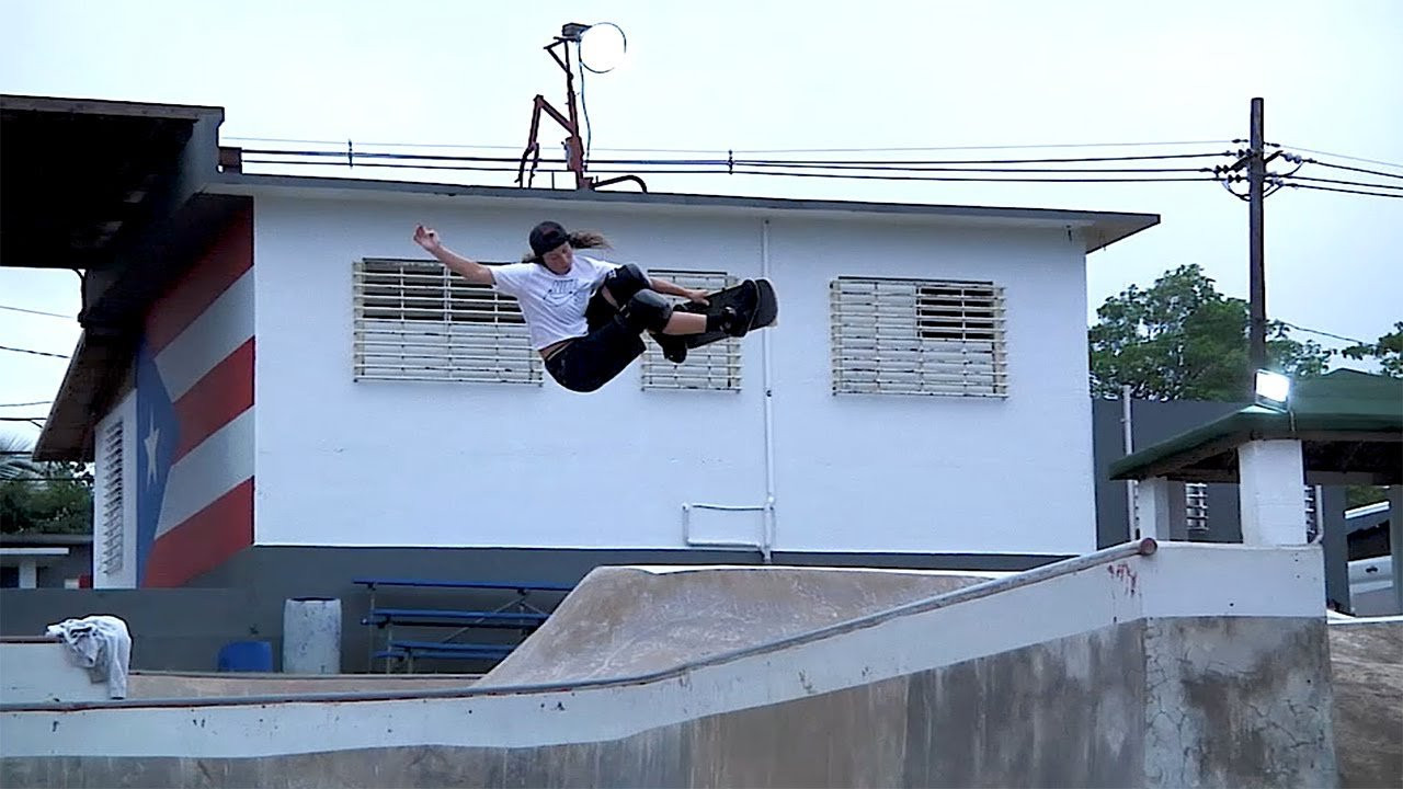 Begging to be rad in Puerto Rico with Gnarhunters. Elissa Steamer, Nicole Hause, Jake Anderson, Leticia Bufoni, Eric Koston, and Mason Silva suit up in the Dunk Low by Gnarhunters to hit PR breaks, crusty DIYs, and avoid getting tagged by the @kookoftheday.<br /><br />We asked everybody about getting in the van again, catching waves with the homies, and who’s the best in the lineup. <br /><br />Read more here: https://www.nikesb.com/articles/gnarhunters-begging-to-be-rad<br /><br />More from Nike Skateboarding<br />Official website: https://www.nikesb.com/<br />Instagram: https://www.instagram.com/nikesb <br />Twitter: https://twitter.com/nikesb