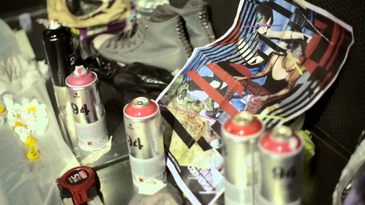 Barcelona artist BToy used spray paint and tape to add her own #GetLoud twist to our billboard.<br /><br />Track: The Parrots "Gigantic Trees"