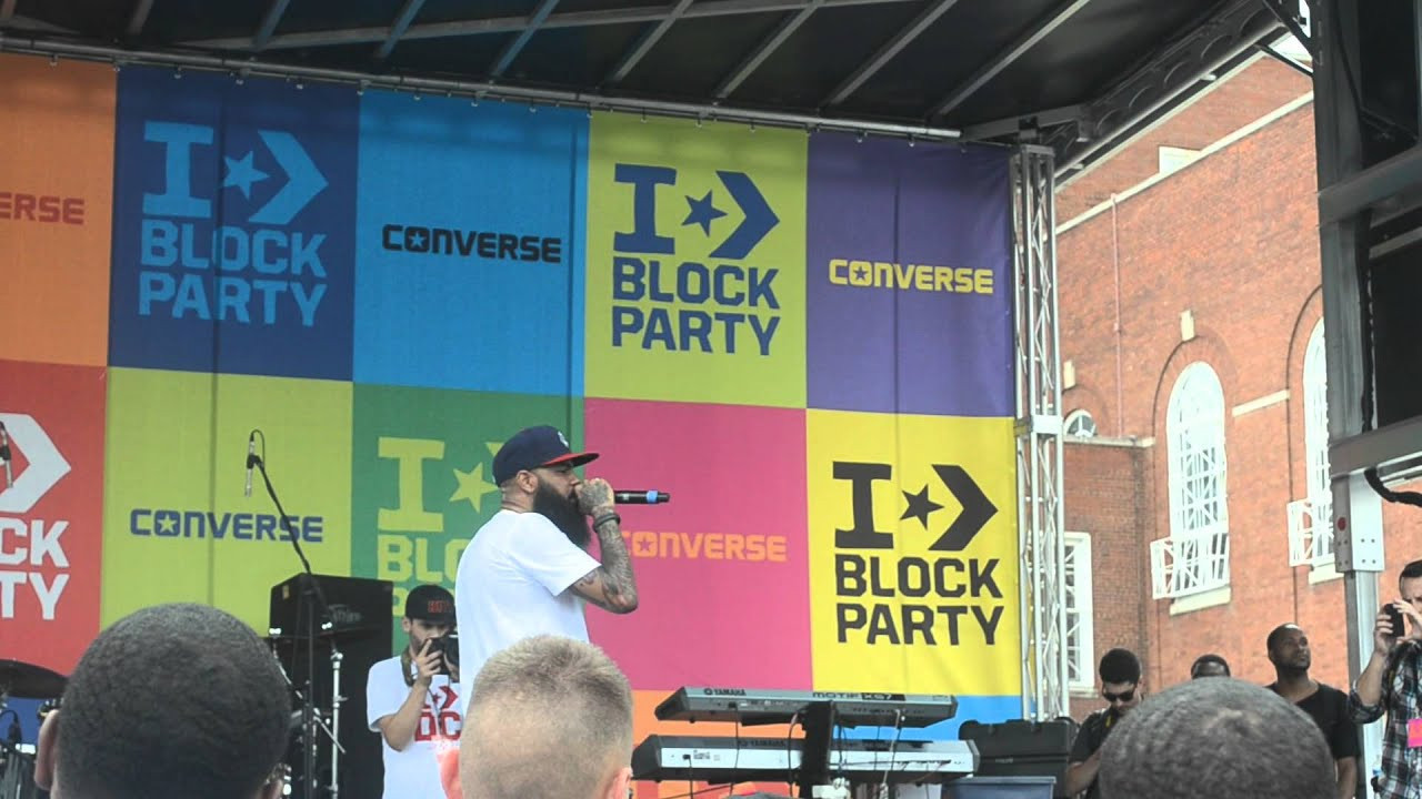 Stalley Performs "The World is Ours" At Converse Block Party