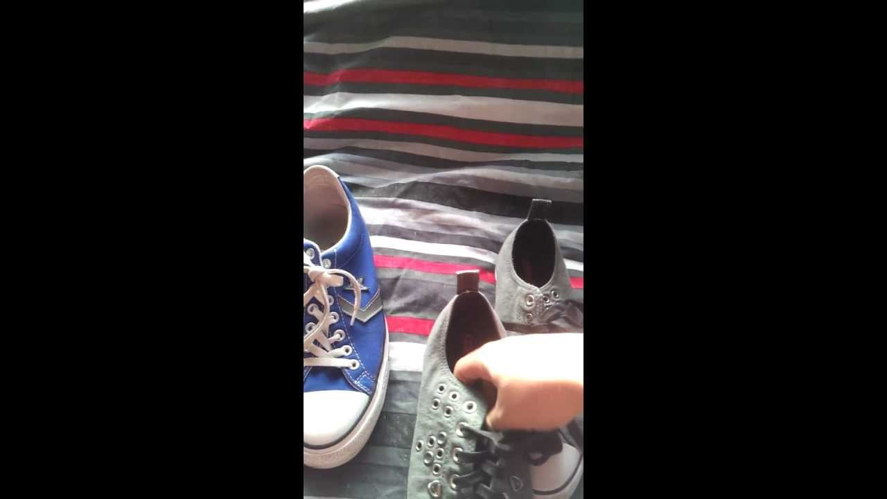 this video is a collection of all my converse shoes as you can see I have a few converses different prices different shop all very nice. please subscribe comment and check your mother video feel any questions on any shoes on the video cucumber live a b happy to oblige.