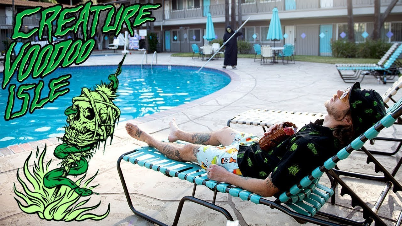 Subscribe to CreachTube: http://bit.ly/CreachTube <br /><br />Are you prepared to witness the bone-chilling terror of the forbidden VooDoo Isle? Leave your sanity at the door and watch Gravette, Lefty, and Bob get Torched at the Tiki in VooDoo Isle 2, Now playing on the #CreachTube. Lesson learned, respect your local bartender or suffer the consequences.<br /><br />Filmed by: Lannie Rhoades, Josh Varela<br />Edited by: Lannie Rhoades<br /><br />Peep the Voodoo Isle Collection!<br />https://nhsskatedirect.com/pages/search-results?q=voodoo%20isle<br /><br />LURK WITH US:<br />Shop: https://www.nhsfunfactory.com/creature-skateboards<br />YouTube: http://bit.ly/CreachTube <br />Facebook: https://www.facebook.com/CreatureSkat...<br />Instagram: https://instagram.com/creaturefiends/ <br />Twitter: https://twitter.com/creaturefiends <br /><br />#CreatureSkateboards #Skateboarding #CreachTube