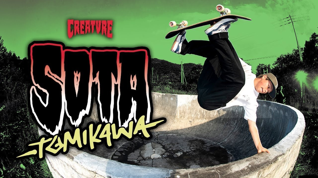 Subscribe: https://www.youtube.com/c/CreatureFiends<br /><br />Sota Tomikawa is a full-on ninja on a skateboard! In part 2 of this Creature Double Feature, Sota San backs up Yurin Fujii, utilizing any and every piece of transition available with finesse and style. Hailing from the island of Hokkaido where the Lost Skatepark is his local makes it a no-brainer. Sit back and Kanpai!<br /><br />Follow Sota on Instagram: https://www.instagram.com/sota_tomikawa/<br /><br />Edited by DAF Noah: https://www.instagram.com/dafnoah/<br /><br />Filmed By:<br />Takuya Izuma: https://www.instagram.com/thisis31/<br />Tyler Hopkins: https://www.instagram.com/gonecemental/<br />Jesse Silva: https://www.instagram.com/noguf/<br />Ivery Turner: https://www.instagram.com/ivery619/<br />VHS Mag: https://www.instagram.com/vhsmag/<br />DAF Noah<br /><br />Photo Shot By: Nobou Iseki: https://www.instagram.com/nobuo_Iseki/<br /><br />LURK WITH US:<br />Shop: https://nhsskatedirect.com/pages/creature-skateboards<br />YouTube: https://www.youtube.com/c/CreatureFiends<br />Instagram: https://instagram.com/creaturefiends/ <br />Facebook: https://www.facebook.com/CreatureSkat...<br />Twitter: https://twitter.com/creaturefiends <br /><br />#CreatureSkateboards #Skateboarding #CreachTube