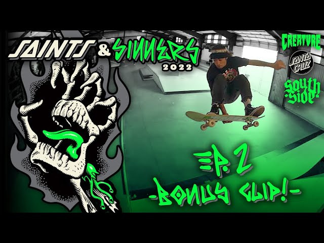 Subscribe: https://www.youtube.com/c/CreatureFiends<br /><br />In Episode 2 of SAINTS & SINNERS 2022, the Creature and Santa Cruz teams descended upon Houston, TX to hit some spots and link up with Big O at Southside Skatepark. Check out Milton Martinez, Collin Provost, Jhancarlos Gonzalez, Mathias Torres, and Devin Bagnoli get down at the demo in this SAINTS & SINNERS Episode 2 Bonus Clip! No soundtrack here. Just raw skating, good times, and background commentary in true Creature style.<br />Filmed by: Lannie Rhoades, Nick Hanson, Noah Quale<br /><br />Watch SAINTS & SINNERS Episode 2 here!<br />https://youtube.com/playlist?list=PL2Tey3ulIQmuOIpNyRlDHFHwGNwePYgEp<br /><br />Peep the Official SAINTS & SINNERS merch 👑 ⚔️<br />https://nhsfunfactory.com/products/8-25in-x-31-8in-saints-sinners-hand-santa-cruz-skateboard-deck?variant=42234189578397<br /><br />LURK WITH US:<br />Shop: https://www.nhsfunfactory.com/creature-skateboards<br />YouTube: https://www.youtube.com/c/CreatureFiends<br />Instagram: https://instagram.com/creaturefiends/ <br />Facebook: https://www.facebook.com/CreatureSkat...<br />Twitter: https://twitter.com/creaturefiends <br /><br />#CreatureSkateboards #Skateboarding #CreachTube