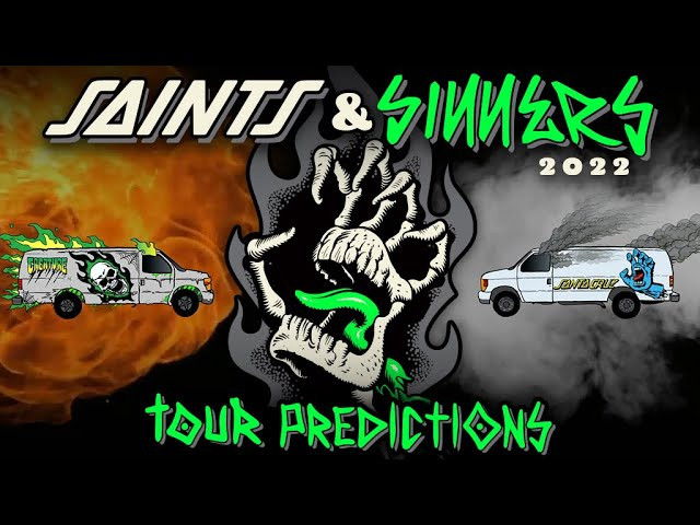 Subscribe to CreachTube: http://bit.ly/CreachTube <br /><br />Attention fiends! We're fired up to announce the return of Saints & Sinners - Lurking in a Town near you in 2022! It's been over a decade since we last took to the highway with @santacruzskateboards. High-level shenanigans and ass-kickin' skateboarding on these Tours are guaranteed. Hear what the Pros are predicting will go down and tune in to #SAINTSANDSINNERS2022 for a front row pass to all the Mayhem and Misery all year long!<br /><br />LURK WITH US:<br />Shop: https://www.nhsfunfactory.com/creature-skateboards<br />YouTube: http://bit.ly/CreachTube <br />Facebook: https://www.facebook.com/CreatureSkat...<br />Instagram: https://instagram.com/creaturefiends/ <br />Twitter: https://twitter.com/creaturefiends <br /><br />#CreatureSkateboards #Skateboarding #CreachTube