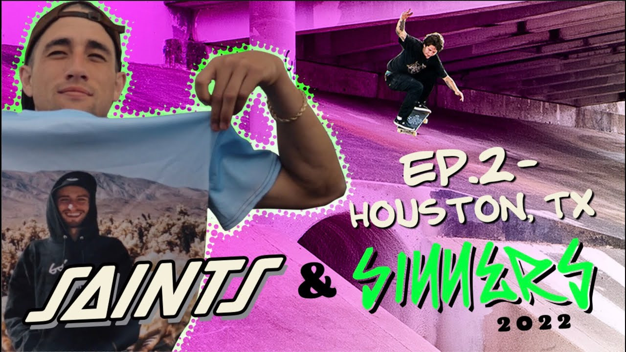 It's been over a decade since Creature and Santa Cruz last took to the highway together. High-level shenanigans and ass-kickin' skateboarding are guaranteed! Tune in to Episode 2 where the crew keeps things rolling in Houston, TX linking up with Southside Skatepark. Tune in Next Week for Episode 3 Premiering on the Creach Tube!<br /><br />Saints: Erick Winkowski, Maurio McCoy, Tom Asta, Jereme Knibbs, Justin Sommer<br />Sinners: Collin Provost, Milton Martinez, Kevin Baekkel, Darren Navarrette, Peter Raffin, Mathias Torres, Jhancarlos Gonzalez, Devin Bagnoli<br />Guest Appearance: Max Peterson<br /><br />Filmed By: Lannie Rhoades, Nick Hanson, Noah Quale<br />Edited By: Tyler Lodzinski<br />Intro Animation: Sam Hitz and Josh Hall<br /><br />Follow along at #SAINTSANDSINNERS2022 to find out if the Saints & Sinners will be Lurking in a Town near you in 2022!<br /><br />Hit up our US Dealer Locator to find a shop near you!<br />https://santacruzskateboards.com/dealers<br /><br />See the latest at our official store 🏁 <br />https://nhsfunfactory.com/pages/santa-cruz-skateboards<br /><br />WATCH "Bae" on THRASHER HERE! 💥<br />https://www.youtube.com/watch?v=173l3zlju_0<br /><br />Santa Cruz Skateboards, located in Santa Cruz California, was established in 1973 by then owners, Richard Novak, Doug Haut and Jay Shuirman who founded NHS Inc. Santa Cruz Skateboards has long been revered as one of the original skateboard companies that has not only survived over the years, but contributed to the innovation and modernization of skateboards and skateboarding. From the beginning, 'TIL THE END. <br /><br />Santa Cruz Skateboards Team: Blake Johnson, Devin Flynn, Emmanuel Guzman, Eric Dressen, Erick Winkowski, Fabiana Delfino, Henry Gartland, Jake Wooten, Jereme Knibbs, Justin Sommer, Kevin Braun, Maurio McCoy, Steve Alba, Tom Asta, Tom Knox, Yndiara Asp & Zion Effs<br /><br />Visit The Henry Gartland Foundation 💜<br />https://www.thehenrygartlandfoundation.org<br />Check us out on TikTok!<br />https://vm.tiktok.com/Jeh8UyK/<br />Try our SCREAMING HAND Filter on Instagram!<br />http://bit.ly/ScreamingHandFilter <br />Learn more about Santa Cruz Skateboards at: <br />http://santacruzskateboards.com/<br />Follow Santa Cruz Skateboards on Instagram!<br />https://instagram.com/santacruzskateboards<br />Follow Santa Cruz on Twitter!<br />https://twitter.com/santacruzskate<br />'Like' Santa Cruz Skateboards on Facebook!<br />https://www.facebook.com/Santacruzskateboards