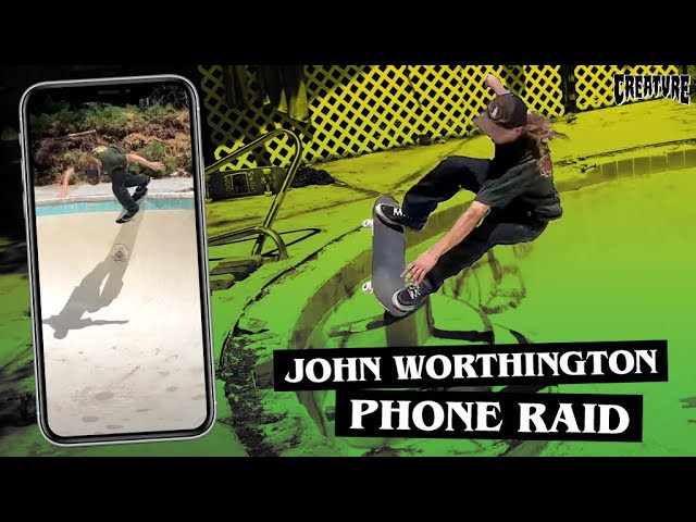 Subscribe to CreachTube: http://bit.ly/CreachTube <br /><br />Jworth plugged his phone into the Creature computer and uploaded a plethora of unseen clips from his phone. Sit back and check the raid of pools and hijinx that were lurking in the depths of John's phone.<br /><br />Follow Jworth: https://www.instagram.com/jworthit<br />Edit: DAF Noah: https://www.instagram.com/dafnoah<br /><br />LURK WITH US:<br />Shop: https://www.nhsfunfactory.com/creature-skateboards<br />YouTube: http://bit.ly/CreachTube <br />Facebook: https://www.facebook.com/CreatureSkat...<br />Instagram: https://instagram.com/creaturefiends/ <br />Twitter: https://twitter.com/creaturefiends <br /><br />#CreatureSkateboards #Skateboarding #CreachTube