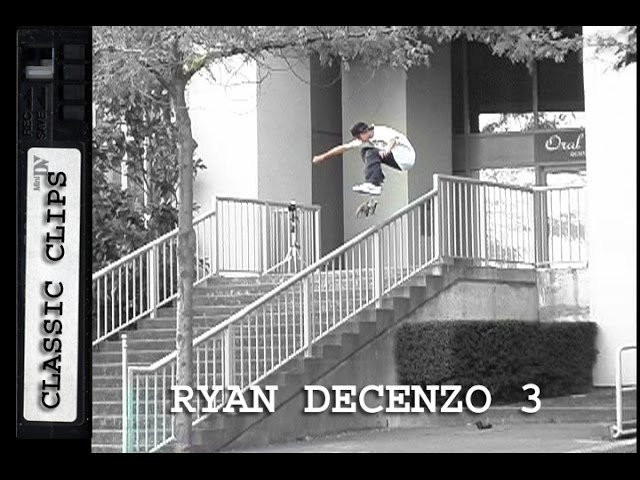Part 3 of Ryan Decenzo's Classic Clips.<br /><br />For more Skateboarding Classic Clips EVERY THURSDAY please subscribe:<br />http://www.youtube.com/user/Skateintheday<br /><br />Subscribe here:<br />http://www.youtube.com/subscription_center?add_user=skateintheday<br /><br />Follow Classic Clips on Twitter:<br />http://www.twitter.com/classicclips<br /><br />Follow Classic Clips on Instagram:<br />http://www.instagram.com/classicclips<br /><br />Name: Ryan Decenzo<br />Location: Canada<br />Date: 2006-2007<br />Filmed by: Canadian Homies<br /><br />Used with Ryan Decenzo's permission.