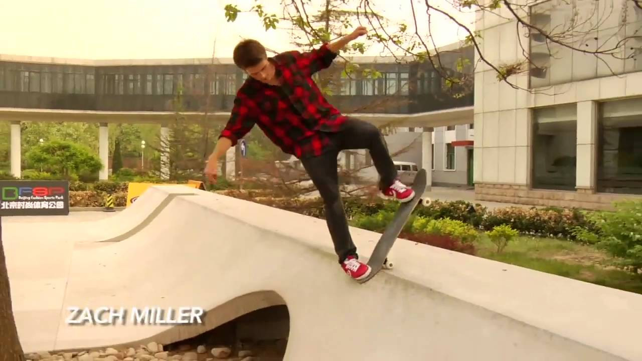 The street and vert parks at Woodward Beijing were broken in this week by skaters like Tony Hawk, Ryan Sheckler, Ryan Decenzo, Aaron "Jaws" Homoki," Curren Caples, David Loy, Zach Miller, Neal Hendrix, PLG, Sandro Dias, and Renton Millar.