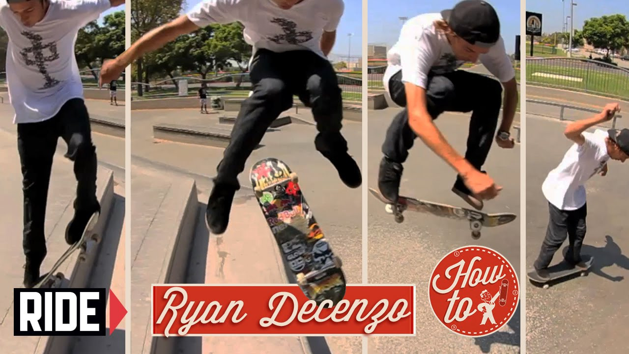 Every weekend on RIDE Channel, learn new tricks from top pros. You'll get step-by-step instructions on how to master every trick in skateboarding! Tune in every weekend, then get on your board and check your skills.<br /><br />Today Ryan Decenzo teaches you how to do a hardflip.<br /> <br />Watch More How-To Skateboarding: http://bit.ly/SEqh48<br /><br />WARNING!<br />Skateboarding is a hazardous sport. Engaging in the activities shown and described in this video can cause serious injury and possibly death. Any person who skateboards is assuming all risks of personal injury and damage that can result from skateboarding.<br /><br />SUBSCRIBE to RIDE: http://bit.ly/HZ9Dau<br />Like RIDE on FACEBOOK: http://facebook.com/ridechannel<br />Follow RIDE on INSTAGRAM: http://instagram.com/ridechannel<br />Follow RIDE on TWITTER: http://twitter.com/ridechannel