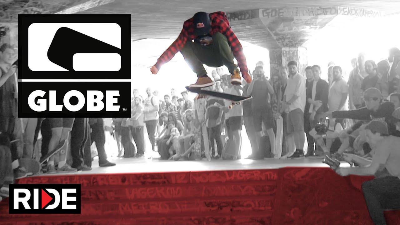 It seems all the US teams are touring Europe and Globe's David Gonzalez, Ryan Decenzo, Mark Applyard and more come with some heavy tricks thrown at Southbanks 7 stair in London. <br />More at: http://theridechannel.com/<br /><br />SUBSCRIBE to RIDE: http://bit.ly/HZ9Dau<br />Like RIDE on FACEBOOK: http://facebook.com/ridechannel<br />Follow RIDE on INSTAGRAM: http://instagram.com/ridechannel<br />Follow RIDE on TWITTER: http://twitter.com/ridechannel<br />Check out the RIDE WEBSITE: http://theridechannel.com/