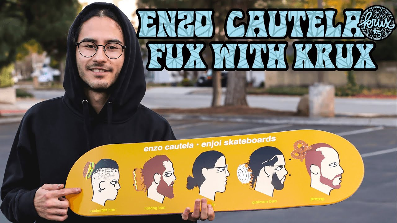 Enzo Cautela is known for his onslaught of big ol' gaps, gnarly stairs, and locking in to those hellacious handrails. BUT did you know Enzo FUX with KRUX?! Peep his latest demonstration on why the streets demanded for Enzo's name to be ushered into the professional ranks of skateboarding.<br /><br />Follow Enzo on Instagram!<br />https://www.instagram.com/enzo_cautela<br /><br />Filmed and Edited by Tyler Younds<br />https://www.instagram.com/sickyouds<br /><br />Checkout all the new trucks n' stuff here: <br />https://www.nhsfunfactory.com/krux-trucks<br />http://kruxtrucks.com/<br /><br />Follow Krux Trucks on TikTok!<br />https://vm.tiktok.com/JND9V13/<br />Follow Krux Trucks on Instagram:<br />https://instagram.com/kruxtrucks<br />Follow Krux Trucks on Twitter:<br />https://twitter.com/kruxtrucks<br />Like Krux Trucks on Facebook:<br />https://www.facebook.com/Kruxtrucks