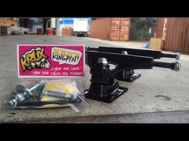 Upgrade your trucks with the Krux Hollow Downlow Kingpins! Make your trucks lighter and never hang up on Smiths or Feebles again! <br />*4mm lower than a standard height kingpin= More Grind Clearance!<br />*Hollow Design is 4 grams lighter than a standard kingpin!<br />KruxTrucks.com