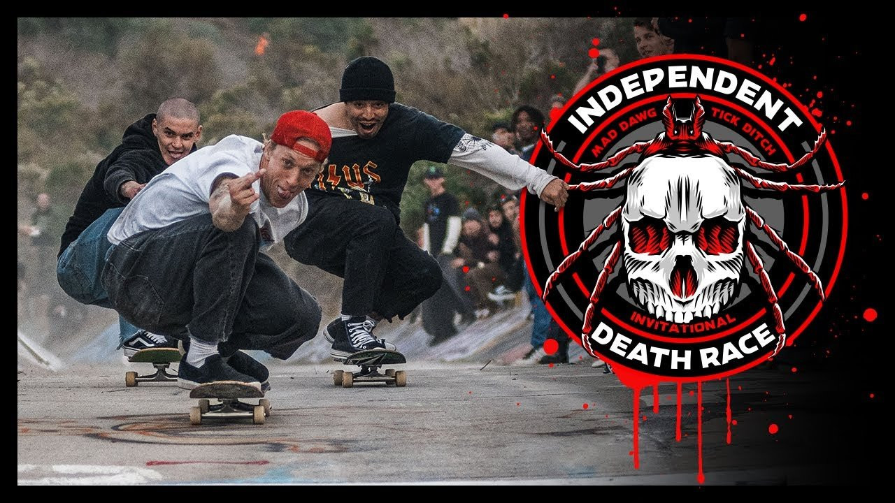 Witness the unleashed chaos of the third annual Mad Dawg Invitational Death Race at Tick Ditch, sponsored by Monster Energy and hosted by Independent Trucks.<br /><br />Filmed by:<br />Jesse Silva - https://www.instagram.com/noguf/<br />Jacob "Paco" Nuñez - https://www.instagram.com/paconertz/<br />Nick Hanson - https://www.instagram.com/_nickhanson/<br />Austin Ayub - https://www.instagram.com/austin_ayub/<br /><br />Edited by Jesse Silva - https://www.instagram.com/noguf/<br /><br />HUGE thank you to our contributors for making this event happen!<br /><br />Sponsored by: Monster Energy - https://www.instagram.com/monsterenergy/<br /><br />Live Band: Sewer Gap - https://www.instagram.com/sewergap/<br /><br />Kickers, Band Stage & Tree Fort Built by: https://www.instagram.com/mitch_stfg/<br /><br />Dragon Rail Built by: https://www.instagram.com/colenp_flatbars/<br /><br />Artwork by:<br />https://www.instagram.com/larbvomit/<br />https://www.instagram.com/bartstattoos/<br />https://www.instagram.com/juliancorreatattoos/<br />____________________________________________________________________<br /><br />Ride The Best and Subscribe to Independent Trucks!<br /><br />Shop: https://nhsskatedirect.com/pages/independent-trucks<br />YouTube: http://bitly.com/IndyYouTube​​<br />Facebook: https://www.facebook.com/IndependentTrucks<br />Instagram: https://instagram.com/independenttrucks​<br />Twitter: https://twitter.com/indy_trucks​