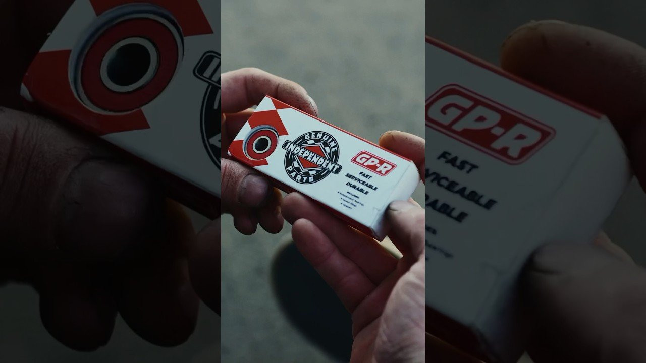 Genuine Parts GP-R skateboard bearings feature a removable, non-contact labyrinth outer shield, shield-less back, micro-polished steel races, custom heavy-duty cage, and light oil lubricant.<br /><br />Box of 8 bearings, 4 spacers, and 8 speedrings<br /><br />Fast, Serviceable, Durable - Accept No Substitutes<br /><br />Shop NOW! https://nhsskatedirect.com/products/genuine-parts-gp-r-box-8-1-set-independent-skateboard-bearings?variant=40118134898845