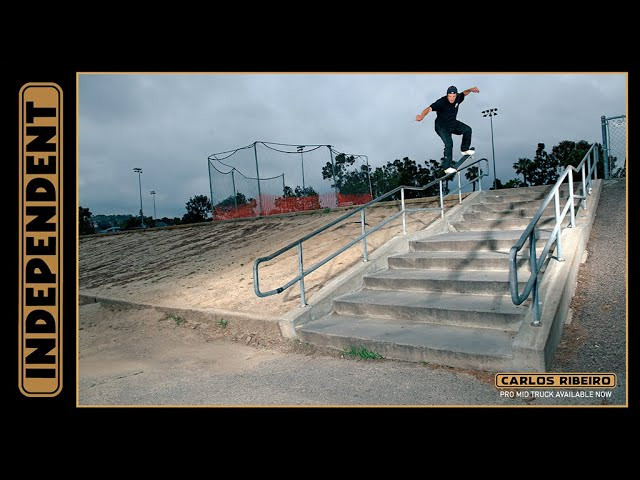 Hop on the session and go Behind The Ad with Carlos Ribeiro as he throws down a heavy switch crook down a double kinked rail for the latest Independent Trucks AD in Thrasher's December ’23 issue.<br /><br />Follow Carlos - https://www.instagram.com/carlosribeiro91/<br /><br />Shop Carlos' MiD Truck: https://nhsskatedirect.com/products/pro-carlos-ribeiro-silver-gold-mid-skateboard-trucks-independent?variant=43843748429981<br /><br />Filmed by: <br />Jacob 'Paco' Nuñez - https://www.instagram.com/paconertz/<br />Jesse Silva - https://www.instagram.com/noguf/<br /><br />Edited by Jesse Silva - https://www.instagram.com/noguf/<br /><br />____________________________________________________________________<br /><br />Ride The Best and Subscribe to Independent Trucks!<br /><br />Shop: https://nhsskatedirect.com/pages/independent-trucks<br />YouTube: http://bitly.com/IndyYouTube​​<br />Facebook: https://www.facebook.com/IndependentTrucks<br />Instagram: https://instagram.com/independenttrucks​<br />Twitter: https://twitter.com/indy_trucks​