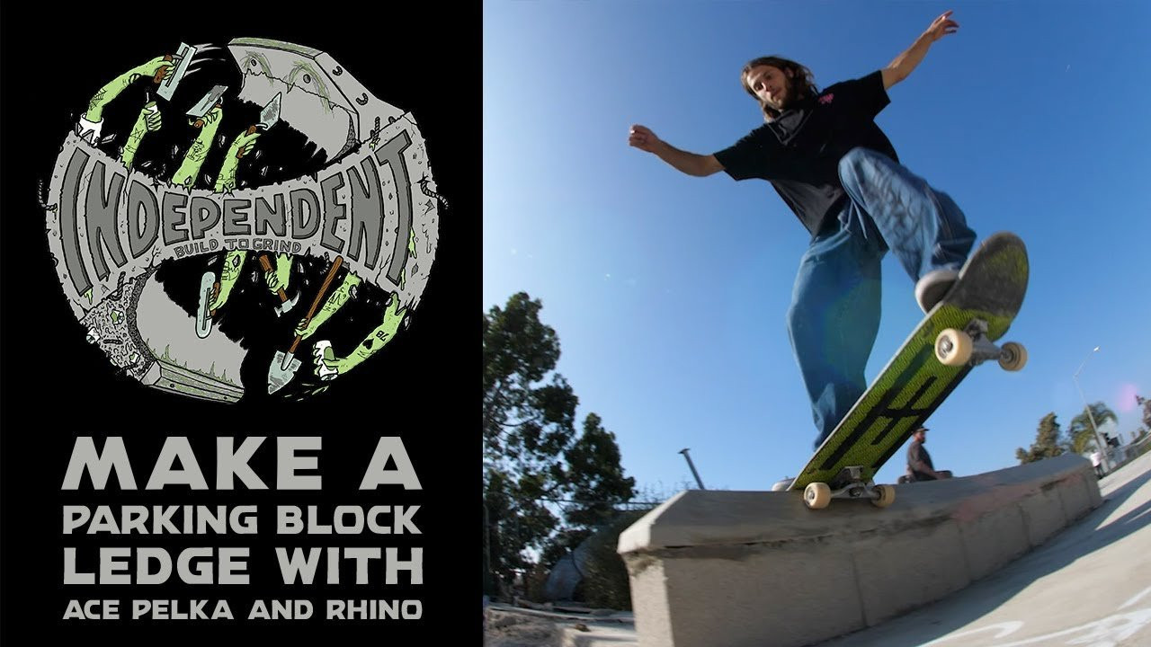 Ride The Best 👊 Subscribe to Independent Trucks! http://bit.ly/IndySubscribe​​​​<br /><br />Rhino and Ace give the full run down of how to make a parking block ledge in this series Build To Grind: Learn the “How To’s“ of making spots skateable/better.<br /><br />Follow Rhino - https://www.instagram.com/rhino​<br />Follow Wes Kremer - https://www.instagram.com/bangermanagement/<br />Follow Ace Pelka - https://www.instagram.com/slappyredz/<br />Follow Peter Hewitt - https://www.instagram.com/goonsac/<br />Follow Chris Cope - https://www.instagram.com/_chriscope/<br />Follow Lefty - https://www.instagram.com/lefthesh/<br />Follow Chris Russell - https://www.instagram.com/chrisrussell_mbk/<br />Follow Tyriece Bovain - https://www.instagram.com/masta_roshi_/<br /><br /><br />Filmed by:<br />Jesse Silva - https://www.instagram.com/noguf<br />Rhino - https://www.instagram.com/rhino​<br /><br />Edited by Jesse Silva - https://www.instagram.com/noguf<br /><br />Shop Independent Trucks: http://bit.ly/2P6Kl0r​​​​<br /><br />Get Social 📱<br />Facebook: https://www.facebook.com/IndependentTrucks<br />Instagram: https://instagram.com/independenttrucks<br />Twitter: https://twitter.com/indy_trucks​​​​<br /><br />Ride Independent Trucks!<br />💥 http://independenttrucks.com/​​​​ 💥