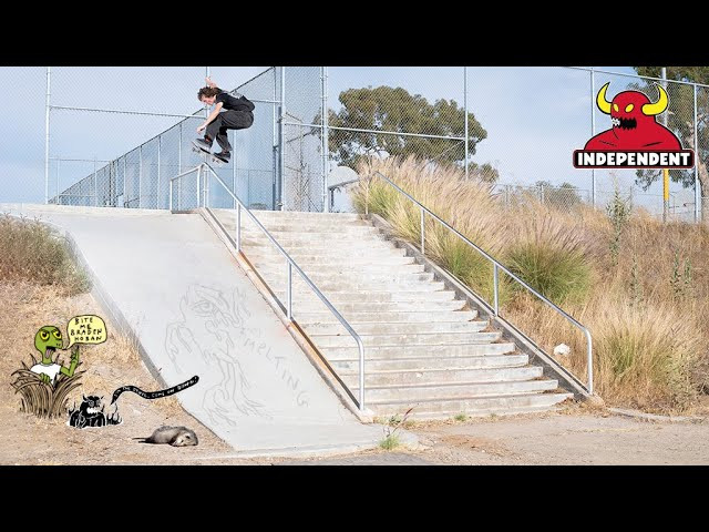 Hop on the session and go Behind The Ad with Braden Hoban as he stomps an insane kickflip front blunt for the latest Indy Ad in Thrasher's January '22 Issue.<br /><br />Follow Braden Hoban - (https://www.instagram.com/braden_hoban/)<br /><br />Filmed and Edited by Jesse Silva - (https://www.instagram.com/noguf/)<br /><br />Illustrations by Ed Templeton - (https://www.instagram.com/ed.templeton/)<br /><br />Ad Photo by Rhino - (https://www.instagram.com/rhino​​)<br /><br />____________________________________________________________________<br /><br />Ride The Best and Subscribe to Independent Trucks!<br /><br />YouTube: http://bitly.com/IndyYouTube​​<br />Facebook: https://www.facebook.com/IndependentTrucks<br />Instagram: https://instagram.com/independenttrucks​<br />Twitter: https://twitter.com/indy_trucks​