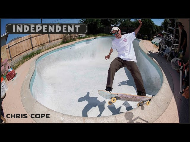 Ride The Best 👊 Subscribe to Independent Trucks! http://bit.ly/IndySubscribe​<br /><br />From ditches to backyard pools to WSVT, Chris Cope rips through it all in his "Indy" Part.<br /><br />Follow Chris Cope - https://www.instagram.com/_chriscope/​ <br /><br />Filmed by Javi Hernandez - https://www.instagram.com/coach_jav1/​<br />and Rhino - https://www.instagram.com/rhino/​<br /><br />Additional Filmers: <br />Rye Beres <br />Grant Levy<br />Cam Macintosh <br />Ewan Bowman <br />Zander Ritchie<br />Chris Gregson <br />Schmitty <br />Ivory Turner <br />Eliase Praise <br />Josh Heath <br />Chip Wane <br />Jimmy Alsteford<br /><br />Edited by Julian Klincewics - https://www.instagram.com/julianklincewicz/​<br /><br />Color corrected by Zander Ritchie<br /><br />Music By:<br />Artist - DEADBOLT<br />Song - "BLACK TOP FEVER"<br />Album - VOODOO TRUCKER<br />Label - HEADHUNTER RECORDS<br /><br />Get Social 📱<br />Facebook: https://www.facebook.com/IndependentTrucks<br />Instagram: https://instagram.com/independenttrucks/​<br />Twitter: https://twitter.com/indy_trucks​<br /><br />Ride Independent Trucks!<br />💥 http://independenttrucks.com/​ 💥