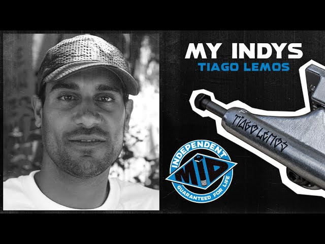 All Indy Trucks are unique to each individual who puts them on a board... Dig in with Tiago Lemos for this Installment of "My Indys," as he talks about riding his Signature Pro 139 MiDs* and how they are the only choice for grinding on anything, anywhere, anytime.<br /><br />Follow Tiago Lemos: (https://www.instagram.com/tiagolemoskt)<br /><br />Filmed & Edited by Anthony Claravall: (https://www.instagram.com/antclaravall)<br /><br />New Independent MiD* trucks feature a lower profile hanger for optimal contact point angle on your nose and tail for flip tricks, ledges, and all-around street skating with a recommended wheel size of 53mm and under.<br /><br />The newly designed and first ever Independent inverted kingpin can be used with either a 5.5mm Allen key or standard 9/16" hex wrench. The innovative new Shaft Nut in the baseplate creates a rigid and durable solution to lateral movement found in most inverted kingpin designs and increases adjustability.<br /><br />The new MiD* is 52mm tall and built on Independent's legendary geometry with full size cushions for maximum turning action and comes in 129, 139, 144, 149, 159 sizes.<br /><br />The all new design includes new size designations underneath the hanger for easy identification.<br /><br />52mm tall for optimal performance and wheel clearance with wheels 53mm and under.<br /><br />A356 T6 Aluminum Hanger & Baseplate<br />The best lightweight aluminum alloy heat treated to T6 condition for strength, durability, and grind feel.<br /><br />SCM435 Chromoly Steel Axle<br />Highest quality and durability available.<br /><br />Inverted Grade 8 kingpin w/ 9/16" & 5.5mm Allen<br />Never break, never bend.<br /><br />Steel Shaft Nut with nylon locking insert<br /><br />159 model features 6 hole universal baseplate with old and new school mounting pattern.<br /><br />Independent Trucks are Built to Grind and Guaranteed for Life.<br /><br />*Patent Pending<br />________________________________________________________<br /><br />Ride The Best and Subscribe to Independent Trucks!<br /><br />YouTube: http://bitly.com/IndyYouTube​​​​​<br />Facebook: https://www.facebook.com/IndependentTrucks<br />Instagram: https://instagram.com/independenttrucks<br />Twitter: https://twitter.com/indy_trucks​