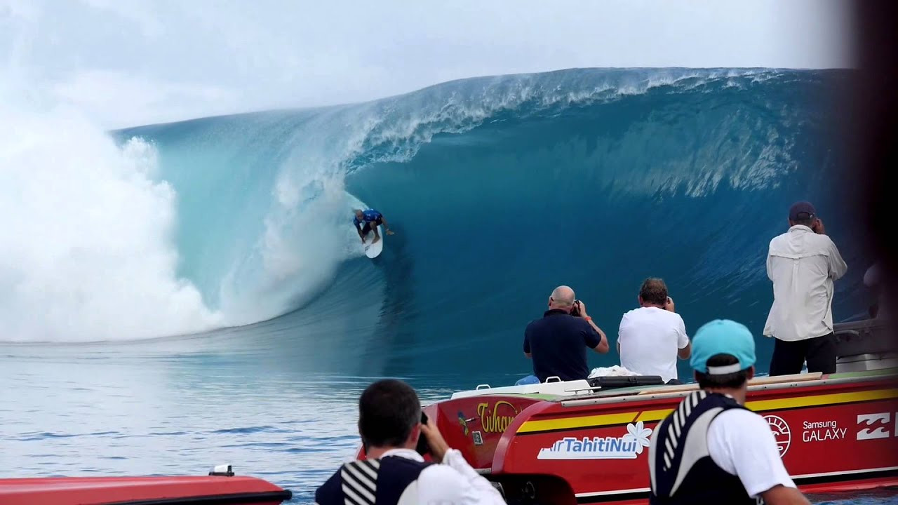John John Florence and Kelly Slater discuss their historical heat, which took place during arguably the greatest surfing contest of all time at Teahupo'o.