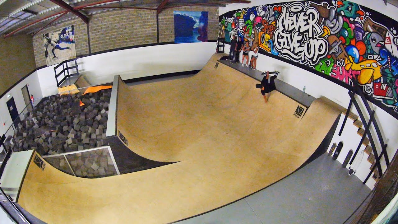 John John and friends skating at Jeremy Flores' personal Fantasy Factory in Hossegor France.