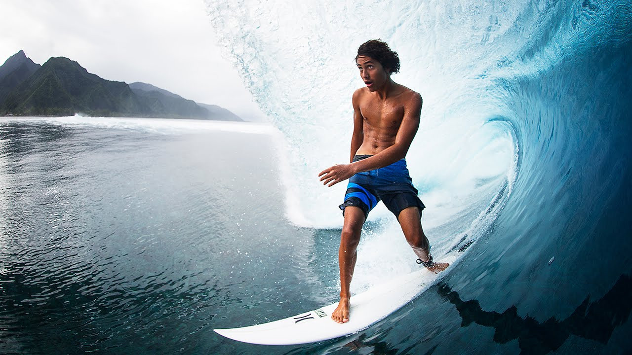 Tahiti's Matahi Drollet is only 17, but his mastery of the world's heaviest wave shows skill well beyond his years.