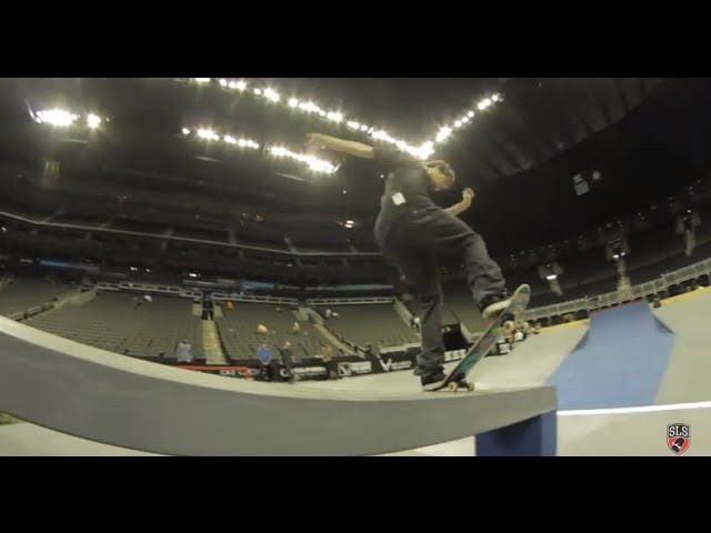 Quick Clip of Torey Pudwill during the practice session for Street League Kansas City. The LIVE webcast of the Qualifier on www.streetleague.com on May 18th and then tune into ESPN2 at 9PM EST to see the Finals all the way LIVE!<br /><br />About Street League Skateboarding<br /><br />Street League Skateboarding (SLS) is the first-ever professional league for street skateboarding. SLS features 25 of the world’s most exciting skateboarders competing in an easy-to-follow, ISXTM instant scoring format on one-of-a-kind concrete skate plazas, all for the largest prize purse in skateboarding history. Each arena stop of the 2015 SLS season will air live on FOX Sports 1 and FOX Sports GO with a live international webcast on Streetleague.com. For more information, visit www.streetleague.com and follow @streetleague.<br /><br />Street League Skateboarding Facebook: http://sls14.co/17DZT5d<br />Instagram: http://sls14.co/1AS3s1T <br />Twitter: http://sls14.co/17E0i7t <br />Street League: http://sls14.co/1pr4BZS<br /><br />Torey Pudwill<br />Facebook: https://www.facebook.com/toreypudwill<br />Instagram: https://www.instagram.com/toreypudwill/<br />Twitter: https://www.twitter.com/toreypudwill<br /><br />CA Skateparks<br />Facebook: https://www.facebook.com/CaliforniaSkateparks<br />Instagram: https://instagram.com/caskateparks<br />Twitter: https://twitter.com/CAsk8parks<br /><br />Cricket Wireless<br />Facebook: https://www.facebook.com/cricketnation<br />Instagram: https://instagram.com/cricketnation<br />Twitter: https://twitter.com/Cricketnation<br /><br />Diamond Supply Co<br />Facebook: https://www.facebook.com/DiamondSupplyCo<br />Instagram: https://instagram.com/diamondsupplyco/<br />Twitter: https://twitter.com/diamondsupplyco<br /><br />FOX Sports 1<br />Facebook: https://www.facebook.com/FOXSports1<br />Instagram: https://instagram.com/foxsports1<br />Twitter: https://twitter.com/ FOXSports1<br /><br />GoPro<br />Facebook: https://www.facebook.com/gopro<br />Instagram: https://instagram.com/GoPro<br />Twitter: https://twitter.com/GoPro<br /><br />ISX<br />Facebook: https://www.facebook.com/ISXscoring<br />Instagram: N/A<br />Twitter: https://twitter.com/ISXscoring<br /><br />Monster Energy<br />Facebook: https://www.facebook.com/monsterenergy<br />Instagram: https://instagram.com/monsterenergy<br />Twitter: https://twitter.com/monsterenergy<br /><br />New Era<br />Facebook: https://www.facebook.com/neweracap<br />Instagram: https://instagram.com/neweracap<br />Twitter: https://twitter.com/neweracap<br /><br />Nike SB<br />Facebook: https://www.facebook.com/nikeskateboarding<br />Instagram: https://instagram.com/nikesb<br />Twitter: https://twitter.com/nikesb<br /><br />Nixon<br />Facebook: https://www.facebook.com/nixon<br />Instagram: https://instagram.com/Nixon_Now<br />Twitter: https://twitter.com/Nixon_Now<br /><br />PacSun<br />Facebook: https://www.facebook.com/pacsun<br />Instagram: https://instagram.com/pacsun<br />Twitter: https://twitter.com/pacsun<br /><br />Rob Dyrdek<br />Facebook: https://www.facebook.com/robdyrdek<br />Instagram: https://instagram.com/robdyrdek/<br />Twitter: https://twitter.com/robdyrdek<br /><br />Skatepark of Tampa<br />Facebook: https://www.facebook.com/spottampa<br />Instagram: instagram.com/spottampahttps://<br />Twitter: https://twitter.com/spottampa<br /><br />True Skate<br />Facebook: https://www.facebook.com/trueskate<br />Instagram: https://instagram.com/trueskateofficial<br />Twitter: https://twitter.com/trueskate