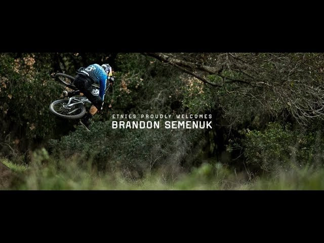 See More: http://etni.es/etnies-welcomes-semenuk <br /><br />With over 30 years of building high performance footwear rooted in skateboarding and action sports, etnies is excited to elevate the mountain bike footwear category with the most durable footwear and the sport’s biggest name. The CRANK Series will officially debut in spring 2019, while a limited edition Brandon Semenuk Pro model will release in September. <br /> <br />With five Crankworx gold medals, over five million views from his captivating viral videos, and multiple freestyle world titles, Brandon Semenuk is a mountain biking prodigy. Inspired by BMX, his effortless arsenal of skill, style and influence transcends far beyond the mountain bike community.
