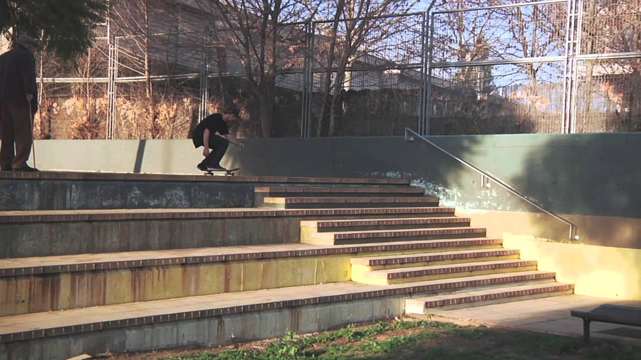Featuring the endlessly creative skating of Sweden's Albert Nyberg, all-terrain destruction of England's Barney Page, and super heavy hammer fest of Belgium's Axel Cruysberghs, the etnies European am video is a face melter. Filmed all over the world, spanning an entire year, this is the first time either of these international rippers has put out a major street part overseas. Three individual parts, one amazing project. This is AB&A.