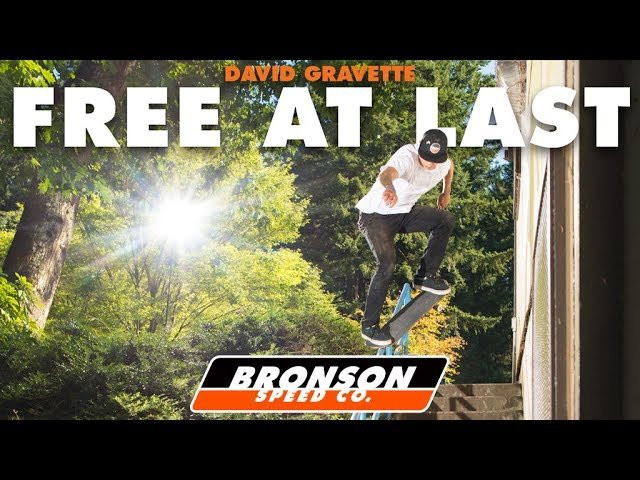David Gravette threads the needle and sinks a Crooked Grind, rollin' away with the make... <br /><br />"Free at Last!" - Shield Free Design<br />• No more shields to get damaged or pop off -- the first shield-less bearing designed for skateboarding<br />• No shield grooves in either race for no crud, dust and dirt build up - super fast sound and spin<br /><br />SHOP Bronson RAW Here: https://goo.gl/nHWNwV<br /><br />Ad Photo: RHINO<br />____________________________________________________________________<br />Follow David Gravette: https://www.instagram.com/davidgravette/<br />Filmed by Dan Stolling: https://www.instagram.com/danstolling/<br />____________________________________________________________________<br />Learn more about #BronsonRAW at www.BronsonSpeedCo.com<br /><br />Follow us on Instagram: https://instagram.com/bronsonspeedco/<br />Follow us on Twitter: https://twitter.com/bronsonspeedco<br />Like us on Facebook: https://www.facebook.com/BronsonSpeedCo/<br />Follow us on Snapchat: 'bronsonspeedco'