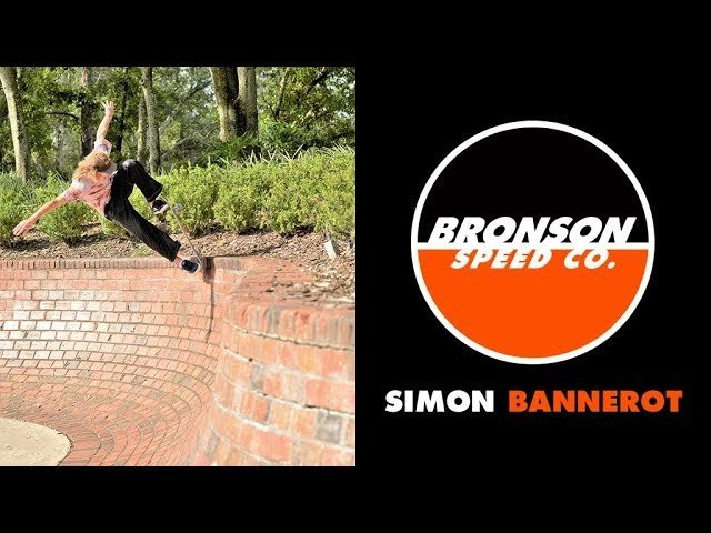 Subscribe to the Next Generation Channel:<br />🏁 http://bit.ly/NextGenerationChannel 🏁<br /><br />That's right!.. Simon Bannerot is now running the Bronson Speed Co. stripes. Welcome To The Next Generation! <br /><br />Follow Simon https://www.instagram.com/simonbannerot/<br /><br />Film/Edit https://www.instagram.com/johnmarello/<br /><br />Bronson RAW Bearings Feature the following Technology:<br /><br /> “Free at Last!” - Shield Free Design <br />• No more shields to get damaged or pop off – the first shield-less bearing designed for skateboarding <br />• No shield grooves in either race for no crud, dust and dirt build up - super fast sound and spin.<br /><br />“Fast, Slick & Non-Stick” - Tungsten Coated Races<br />• Micro-thin tungsten dry lubricant coating is fast, slick and non-stick to minimize dirt, dust and crud build up.<br />• Tungsten coating is an extremely slick, low drag, long life dry film lubricant with a very low coefficient of friction – Tungsten coating works well with or without liquid lubricants.<br /><br />“The Sound Of Speed” – Audible Speed Technology <br />• Fully open, high spin, and shield free – RAW’s are designed to enhance the sound of speed.<br />• Run your bearings with no shields? Minimal oil? Like a RAW sound? This bearing for you! <br /><br /> “Maximum Impact” - Cage Design<br />• Super strong, durable, non-distortion fiberglass filled pure nylon cage keep the balls precision spaced. <br />• High wear and tear resistance, increased performance in a low lubricant/increased dust and dirt environment.<br /><br />“Rollin’ Deep” - Deep Groove Raceways <br />• Balls sit and roll deeper in the raceway channels than weaker shallow groove designs. <br />• Dramatically reduces axial and angular side impact damage and breakage, surfaces stay smooth and fast. <br /><br />“Shred Ready” - Factory Fresh Quality<br />• 100% hand inspected twice and micro-polished & ultrasonic solvent washed 3X prior to final packaging. <br />• Packaged in nitrogen filled packaging – reduces metal and oil oxidation until ready to be ridden. <br /><br /><br />Learn More about Bronson RAW Bearings: https://goo.gl/d5EpTR<br /><br />Keep up with the #FastestBearings on Social:<br />🏁 Instagram: https://instagram.com/bronsonspeedco/<br />🏁 Twitter: https://twitter.com/bronsonspeedco<br />🏁 Facebook: https://www.facebook.com/BronsonSpeedCo/<br />Follow us on Snapchat: 'bronsonspeedco'<br /><br />Shop Next Generation Bearings <br />💸 http://bronsonspeedco.com/<br /><br />#SimonBannerot #BronsonRAW