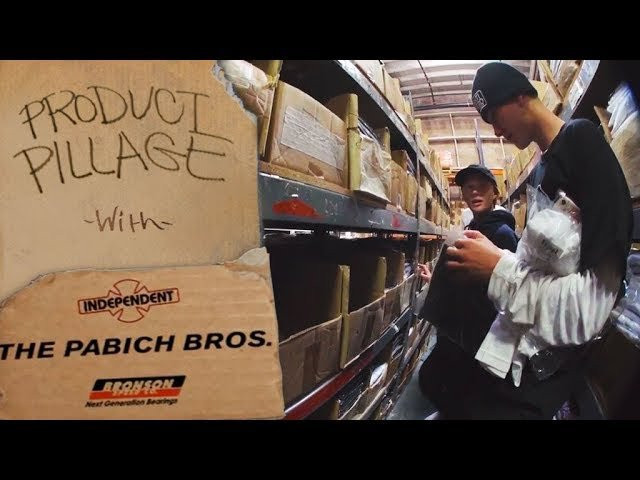 Take some laps through the Warehouse with Roman and Cedric Pabich in this edition of Product Pillage! <br /><br />Follow Roman: https://www.instagram.com/top.roman/<br />Follow Cedric: https://www.instagram.com/buttslide/<br />Filmed by Joe Perrin: https://www.instagram.com/thekillatapes/<br /><br />Learn more about Next Generation Bearings at:<br />http://bronsonspeedco.com/<br /><br />Follow us on Instagram: https://instagram.com/bronsonspeedco/<br />Follow us on Twitter: https://twitter.com/bronsonspeedco<br />Like us on Facebook: https://www.facebook.com/BronsonSpeedCo/<br />Follow us on Snapchat: 'bronsonspeedco'