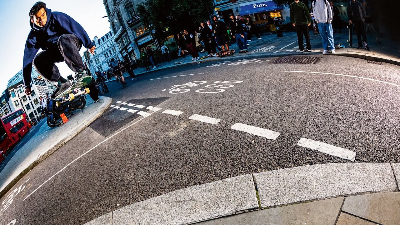 adidas Skateboarding's Lucas Puig, Gustav Tønnesen, Heitor Da Silva, Niels Bennett, Tom Snape, Shin Sanbongi, Maité Steenhoudt, Silas Baxter-Neal, Reece Knobloch, Jack Fardell, Dan Fisher-Eustance, Sam Narvaez, Dennis Busenitz, Jenn Soto and Vincent Milou in Paris, London and Biarritz.<br /><br />Our article about the trip here: https://www.freeskatemag.com/2022/11/21/the-sky-aint-falling-adidas-in-london-paris-and-biarritz/<br /><br />Filmed and edited by Torsten Frank<br />Additional filming by David Serrano<br /><br />00:00 Biarritz<br />02:39 Paris<br />04:45 London