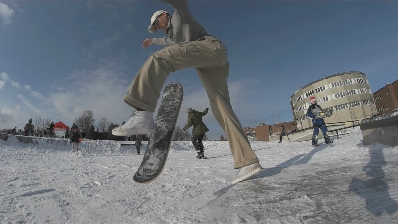 OUTDOOR ADVENTURES #13 | And we're back! One episode a week, every thursday. Launching the season with our first snowskate demo in Sherbrooke, thanks to Illusion Boardshop for the support!<br /><br />FOLLOW US<br />Website: https://ambitionsnowskates.com<br />Instagram: @ambitionsnowskates<br />Facebook: https://facebook.com/AmbitionSnowskates<br />Snapchat: ambsnowskate<br />Twitter: @ambitionsnow<br /><br />RIDERS<br />Chuck Dion<br />Dan Routhier<br />Gui Blais<br />Jensen Fisker<br />Alec Marceau<br />Phil Moreau<br />Marc-Antoine Thomas<br />Gab Jeanson<br /><br />OUTRO SONG<br />Strange Broue - Electric Blizzard