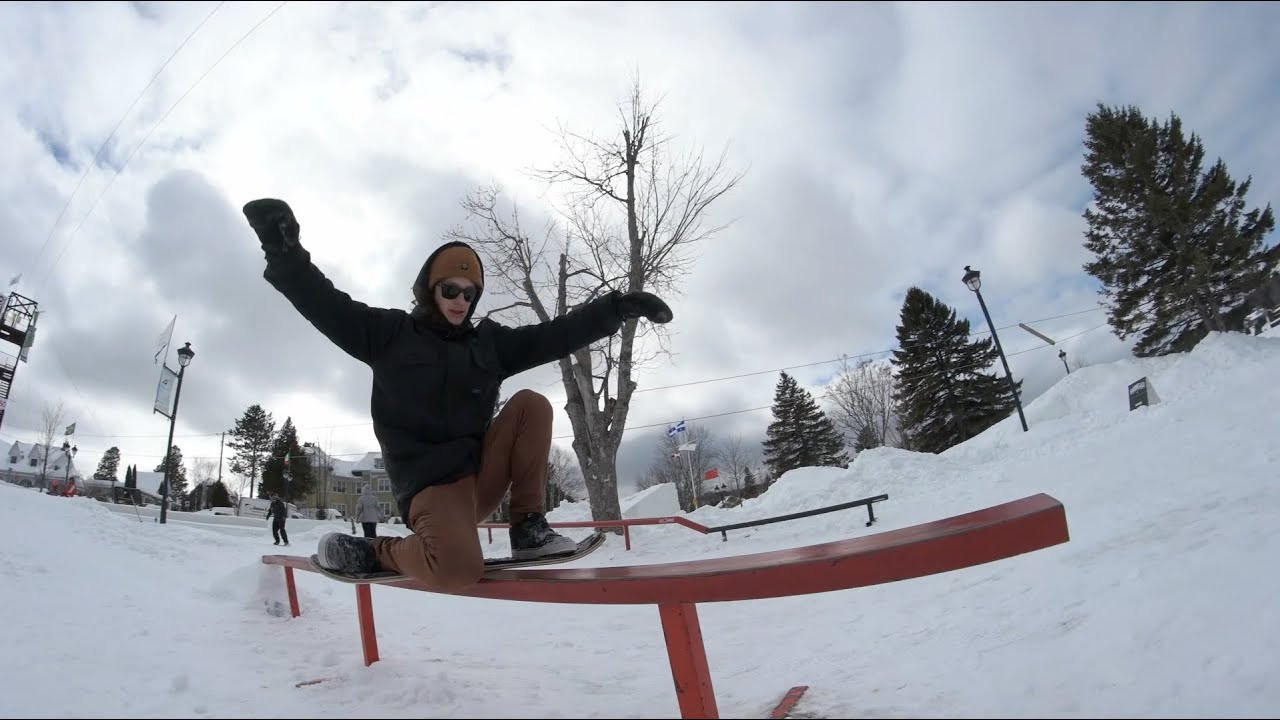 OUTDOOR ADVENTURES #5 | Snowskating under the rain at Barbegazi St-Agathe but we don't care!<br /><br /><br />FOLLOW US<br />Website: https://ambitionsnowskates.com<br />Instagram: @ambitionsnowskates<br />Facebook: https://facebook.com/AmbitionSnowskates<br />Snapchat: ambsnowskate<br />Twitter: @ambitionsnow<br /><br />RIDERS<br />Dan Routhier<br />Chuck Dion<br />Gui Blais<br />Aaron Shafer<br />Alan Gerlach<br />Phil Moreau<br /><br />OUTRO SONG<br />Strange Broue - Electric Blizzard