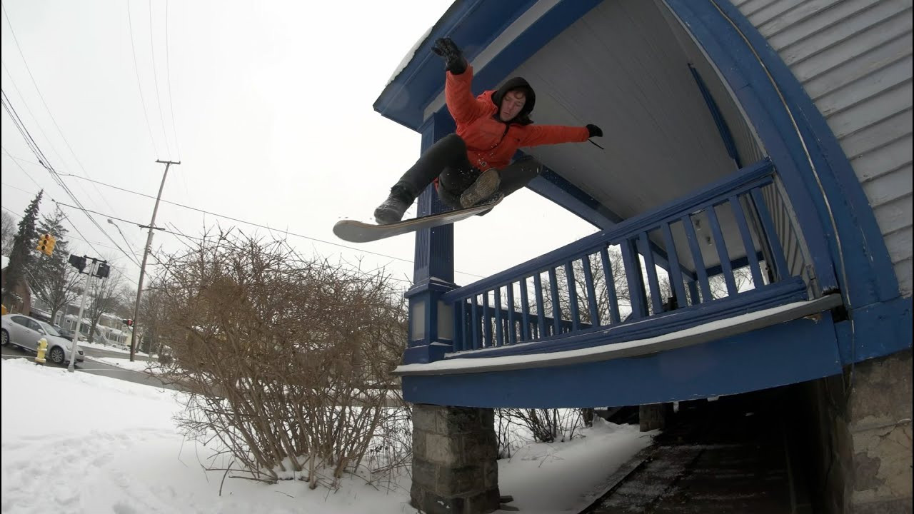 OUTDOOR ADVENTURES #1 | The crew snowskates around Kalamazoo (Michigan) in search for spots and good times. We'll be posting at least one episode every week so stay tuned!<br /><br />FOLLOW US<br />Website: https://www.ambitionsnowskates.com<br />Instagram: @ambitionsnowskates<br />Facebook: https://www.facebook.com/AmbitionSnow...<br />Snapchat: ambsnowskate<br />Twitter: @ambitionsnow<br /><br />RIDERS<br />Dave Engerer<br />Dan Routhier<br />Chuck Dion<br />Zack Alworden<br /><br />MUSIC<br />Dave, Alex and Dan rappin it up<br /><br />OUTRO SONG<br />Strange Broue - Electric Blizzard