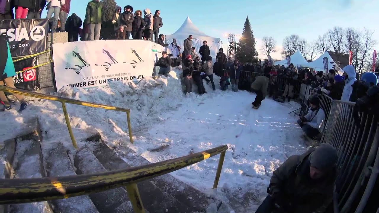 Snowskate contest at Montreal's Olympic. Barbegazi 2013 presented by Ambition Snowskates. A quick recap!<br /><br />----------------------------<br /><br />Want to have a blast this winter? Get your Ambition snowskate online today!<br /><br />WEBSITE http://www.ambitionsnowskates.com<br />FACEBOOK http://www.facebook.com/AmbitionSnowskates<br />SUBSCRIBE http://www.youtube.com/subscription_center?add_user=AmbitionSnowskates<br /><br />We’re redefining snowskating. Our boards are fast & strong made with 7 plys of Canadian maple, with concave and aggressive grip. Every year, we refine our board construction to give you the best possible experience on snow. We know we're onto something... what's possible on a snowskate?