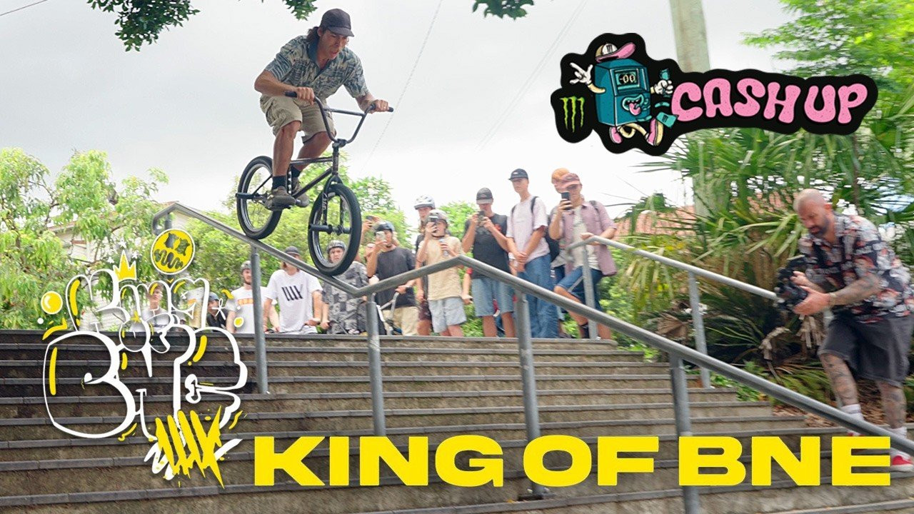 WATCH PROJECT X https://shop.digbmx.com/collections/project-x<br />https://digbmx.com | http://www.digbmxstore.com | Subscribe to the DIG channel for more videos - http://bit.ly/DigBMX<br />___<br /><br />The awesome Monster Energy 'Cash Up' series comes to a close for 2024 with it's fifth and final stop in Brisbane, Australia for the annual King Of BNE Jam, hosted by LUXBMX and Boyd Hilder. After all the madness of the last four Cash Up jams, i'm sure we don't need to tell you shit got wild! Sit back and enjoy the mayhem. See you next year!<br /><br />https://monsterenergy.com<br />https://luxbmx.com<br /><br />Video by Peter Adam<br />___ <br /><br />Download the DIG BMX APP: http://digbmx.com/videos/the-dig-bmx-app <br />Visit our website for more BMX videos - http://digbmx.com <br /><br /> ● Facebook - https://facebook.com/digbmx <br /> ● Instagram - https://instagram.com/digbmx <br /> ● Twitter - https://twitter.com/digbmx <br /><br />#BMX #DIGBMX #CASHUP