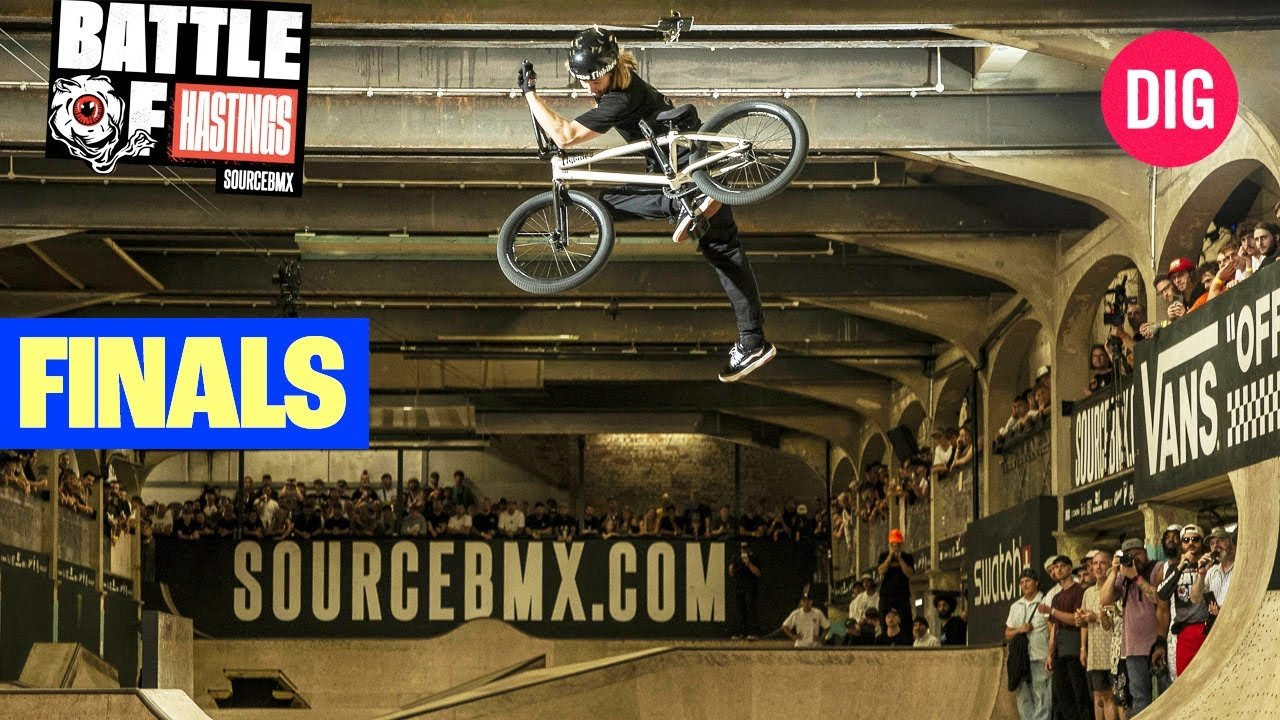WATCH PROJECT X https://shop.digbmx.com/collections/project-x | Subscribe to the DIG channel for more videos - http://bit.ly/DigBMX<br />___<br /><br />Sit back and enjoy all the best moments (there's a lot of them!) from finals at the 2024 Battle Of Hastings. Five teams qualified, and each team rider got two runs and then three attempts at a best trick. Needless to say, the Source Park was absolutely bouncing the whole time.<br /><br />https://sourcebmx.com are Official DIG Partners<br /><br />Video by Fred Murray<br /><br />___ <br /><br />Download the DIG BMX APP: http://digbmx.com/videos/the-dig-bmx-app <br />Visit our website for more BMX videos - http://digbmx.com <br /><br />● Facebook - https://facebook.com/digbmx <br /> ● Instagram - https://instagram.com/digbmx <br /> ● Twitter - https://twitter.com/digbmx <br /><br />#BMX #DIGBMX #BATTLEOFHASTINGS