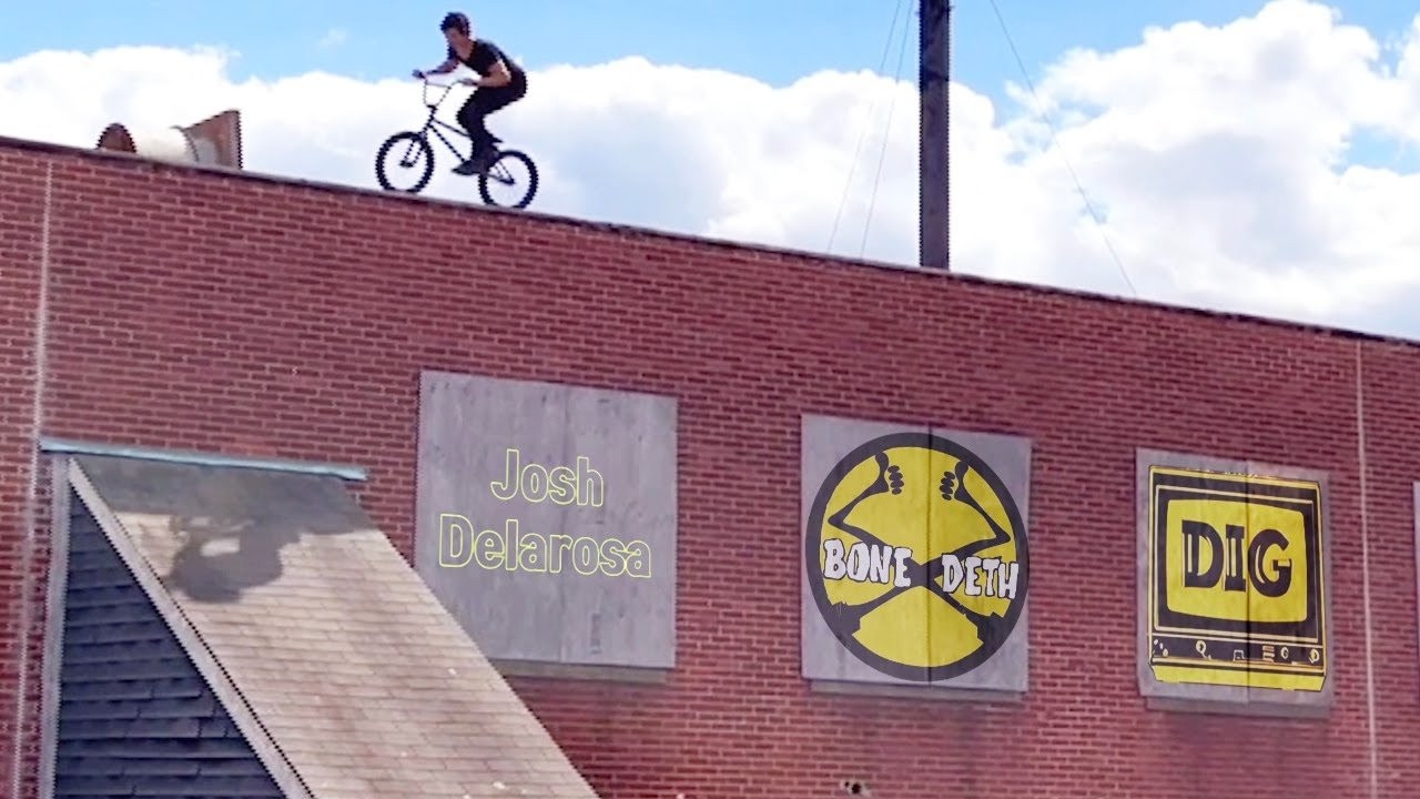WATCH PROJECT X https://shop.digbmx.com/collections/project-x | Subscribe to the DIG channel for more videos - http://bit.ly/DigBMX<br />___<br /><br />Hold on to your hats for another wild Special Presentation from Bone Deth, this time with roof dwelling stunt man, Josh Delarosa. This is all killer, no filler! Roof to rail, a huge halfcab, and a host of bonkers setups, this is essential viewing. Shout out to Josh for keeping the roof game alive! <br /><br />https://bonedethchurch.com<br /><br />___ <br /><br />Download the DIG BMX APP: http://digbmx.com/videos/the-dig-bmx-app <br />Visit our website for more BMX videos - http://digbmx.com <br /><br /> ● Facebook - https://facebook.com/digbmx <br /> ● Instagram - https://instagram.com/digbmx <br /> ● Twitter - https://twitter.com/digbmx <br /><br />#BMX #DIGBMX #BONEDETH