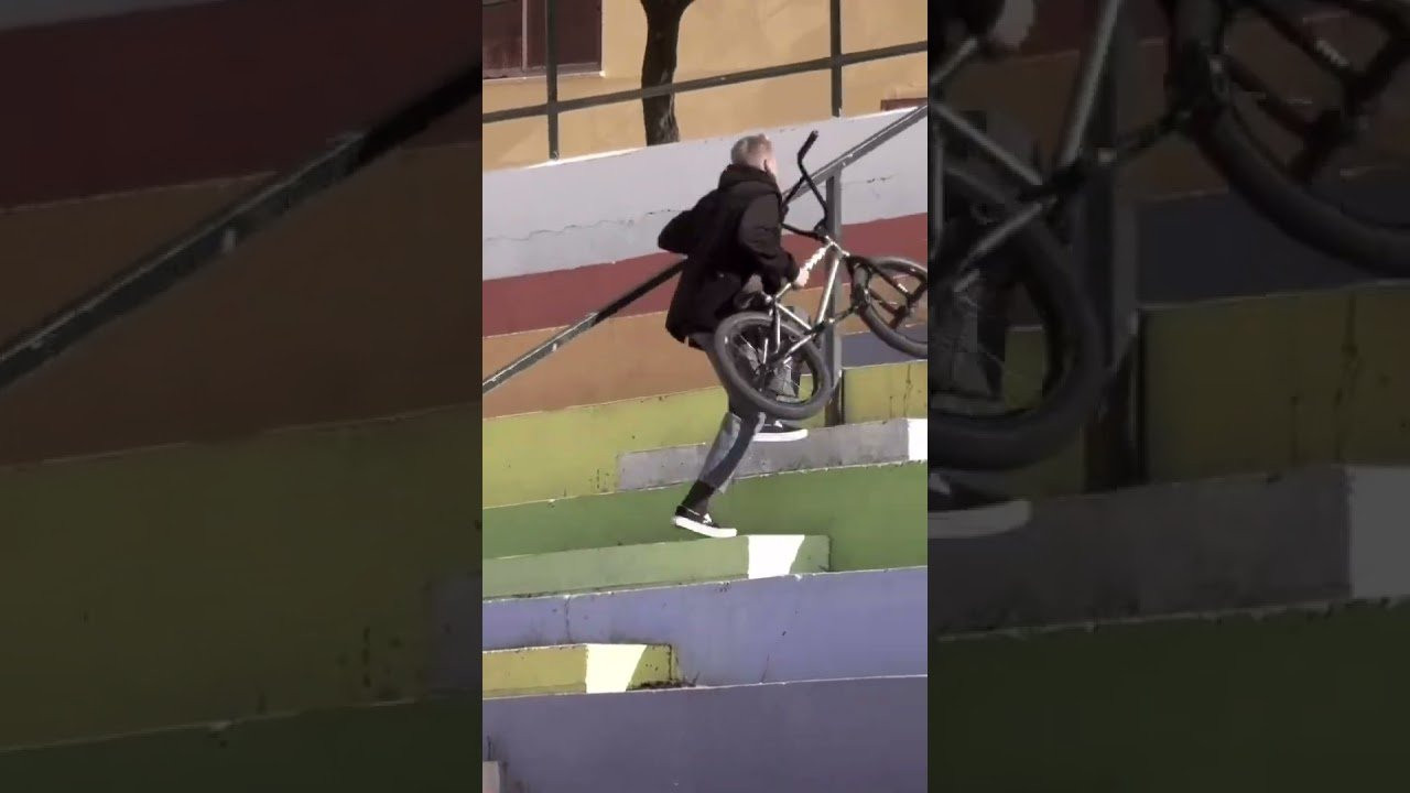 #streetbmx <br />KILIAN ROTH IS WILD IN THE STREETS! #cultcrew