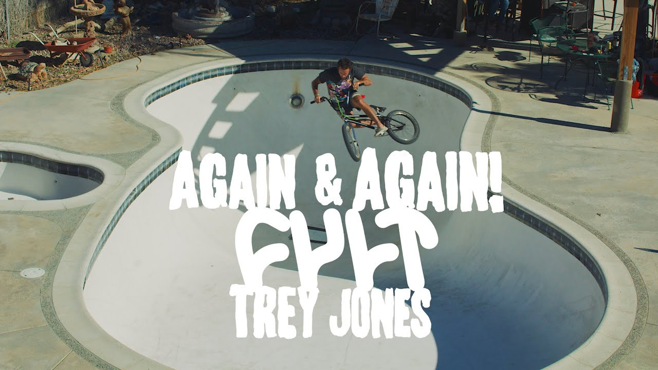 We have always been a fan of Trey Jones and watching him grow up in the BMX community has been nothing short of amazing...From his own unique style of riding to the events he puts on, his passion is obvious, 100% BMX'er, which is what we are...So enjoy this edit and what's to come as Trey rejoins the CULT CREW AGAIN AND AGAIN...<br /><br />Filming: Chris Gregson, Veesh