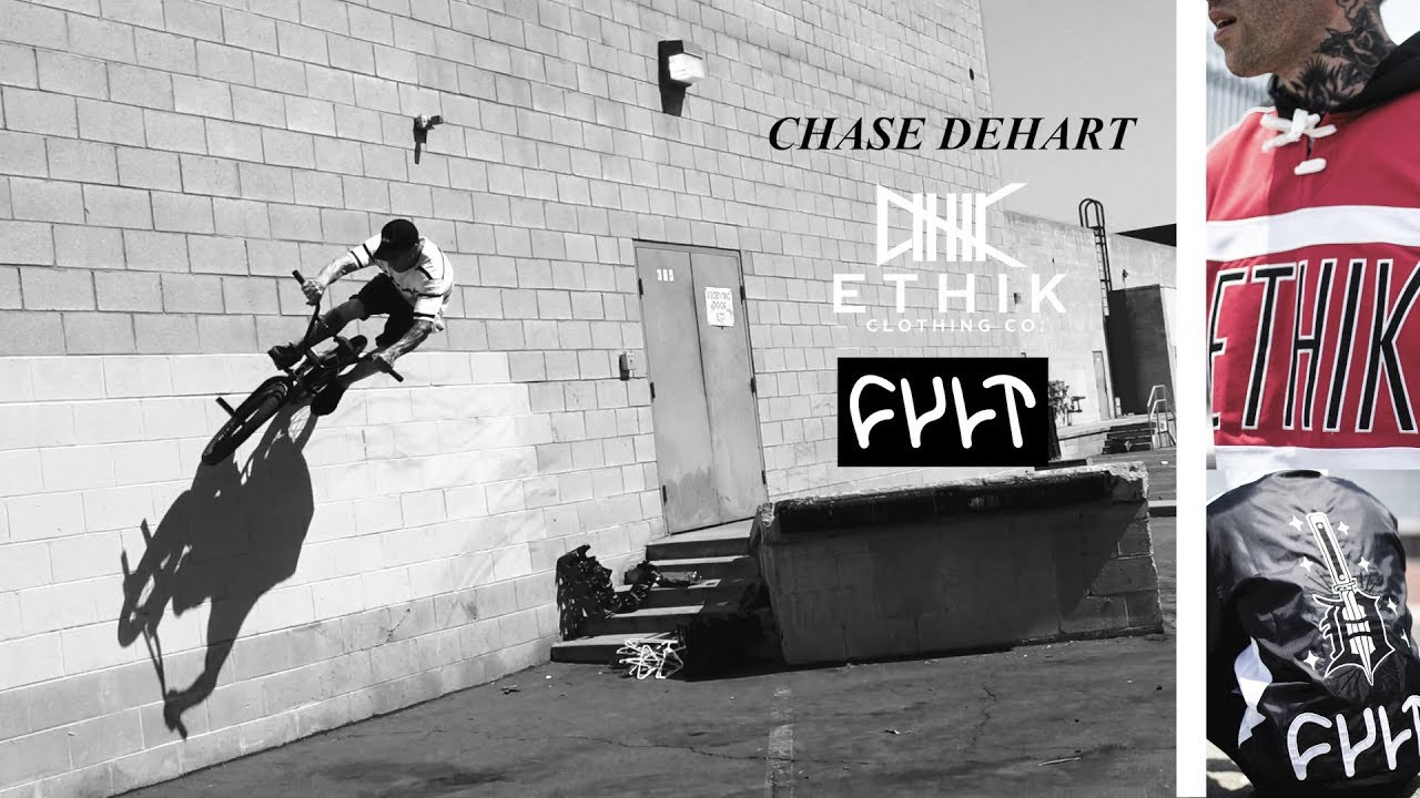 Chase Dehart is a original...He teamed up with ETHIK and CULT to collaborate on some custom gear that looks amazing and filmed some clips to celebrate the release... Swoop it here <br /> www.ethikny.com/cultcrew<br />Instagram:<br />@ethikbmx https://www.instagram.com/ethikbmx/ <br />@dehart856 https://www.instagram.com/dehart856/ <br />@cultcrew https://www.instagram.com/cultcrew/<br /><br />Photo: @jaylucci_ https://www.instagram.com/jaylucci_/<br />Video: @Veeshermang: https://www.instagram.com/veeshermang/