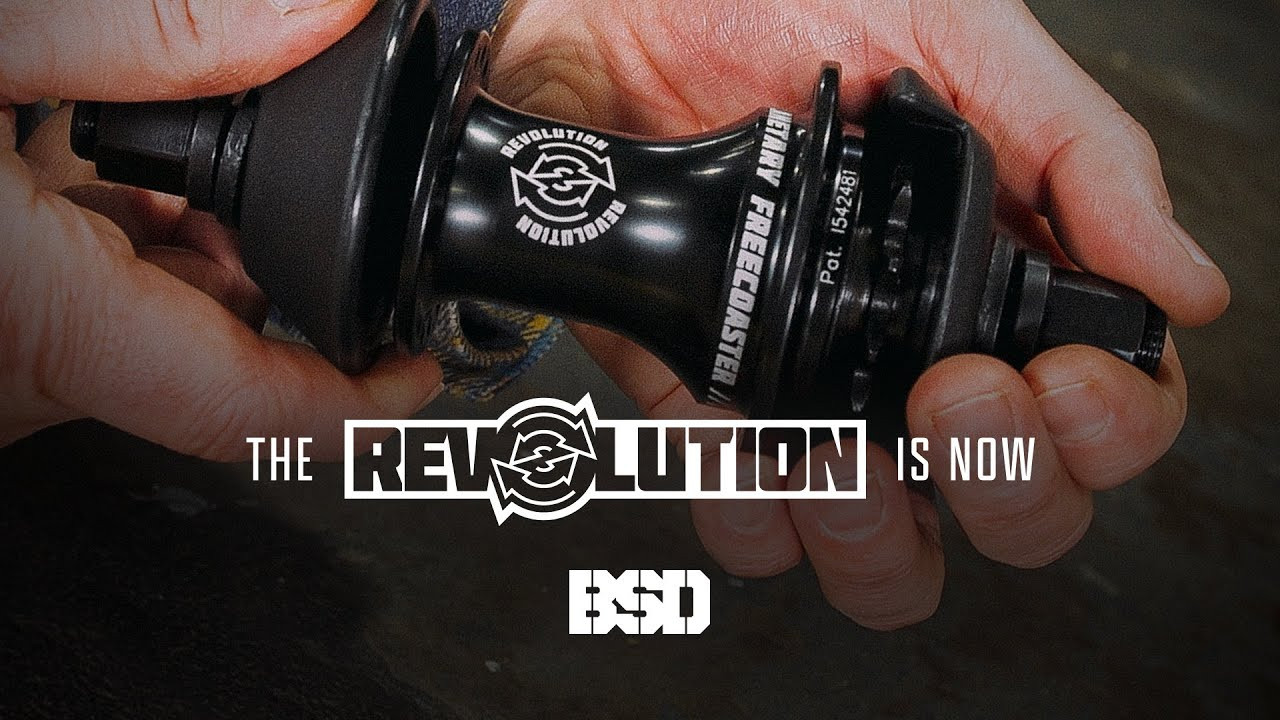REVOLUTION HUBS AND WHEELS BACK IN STOCK NOW - https://bsdforever.com/revolution<br /><br />BSD's Grant Smith talks you through how the BSD Revolution hub works and explains the differences between regular freecoaster and cassette hubs. Whether you're into riding a freecoaster or cassette, this hub combines the best of both worlds.<br /><br />Filmed at the Loading Bay in Glasgow, Alex Donnachie, Guy Scroggie and Rory McLean demonstrate some of the new possibilities that the Revolution brings to BMX.<br /><br />0:00 - Riding Intro<br />0:46 - The Revolution hub benefits<br />1:32 - Dan and Alex testing hub prototypes<br />2:48 - How a traditional cassette hub works<br />3:23 - How a traditional freecoaster hub works<br />4:03 - How the Revolution hub is different<br />5:02 - How the Revolution hub rides<br />5:59 - Riding outro<br /><br />http://bsdforever.com/revolution<br /><br />#BSDrevolution #BSDforever<br /><br />..............................<br /><br />BSD WEBSITE:<br />http://www.bsdforever.com<br /><br />BSD INSTAGRAM:<br />http://www.instagram.com/bsdforever<br /><br />BSD FACEBOOK:<br />http://www.facebook.com/bsdforever<br /><br />..............................