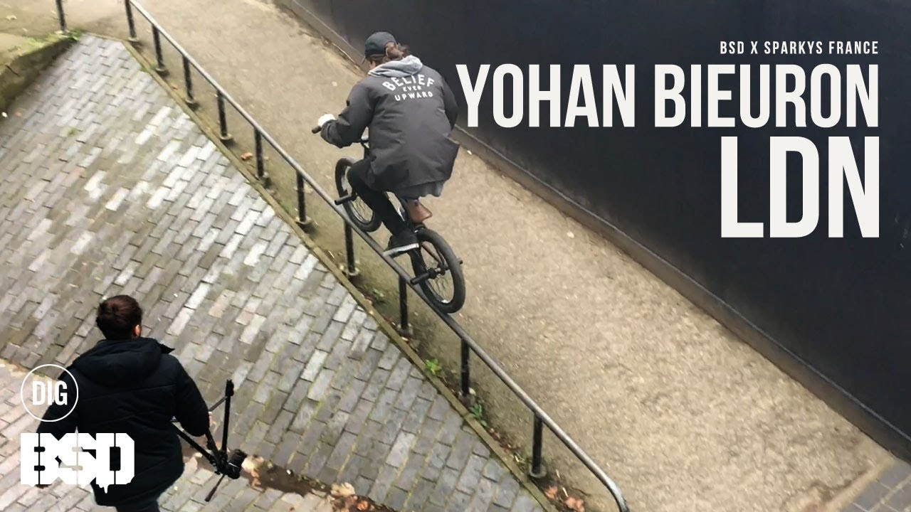 Yohan Bieuron - LDN | BSD x Sparkys France / Subscribe to the DIG channel for more videos - http://bit.ly/DigBMX<br /><br />Download the DIG BMX APP: http://digbmx.com/videos/the-dig-bmx-app<br /><br />DIG online store - http://digbmxstore.com<br /><br />Yohan Bieuron rides for BSD through Sparkys France and last year decided to spend some to time away from Paris, and make base in London. Thankfully he didn't just do the tourist thing while he was there and made the most of some of that prime brick real estate. If this doesn't get your spot juices flowing, nothing will!<br /><br />Filmed by Luiz Laet<br /><br />In conjunction with our Official DIG Partners; https://www.bsdforever.com<br /><br />Visit our website for more BMX videos - http://digbmx.com<br /><br />● Facebook - http://www.facebook.com/DIGBMX<br />● Instagram - http://www.instagram.com/DIGBMX<br />● Twitter - http://www.twitter.com/DIGBMX
