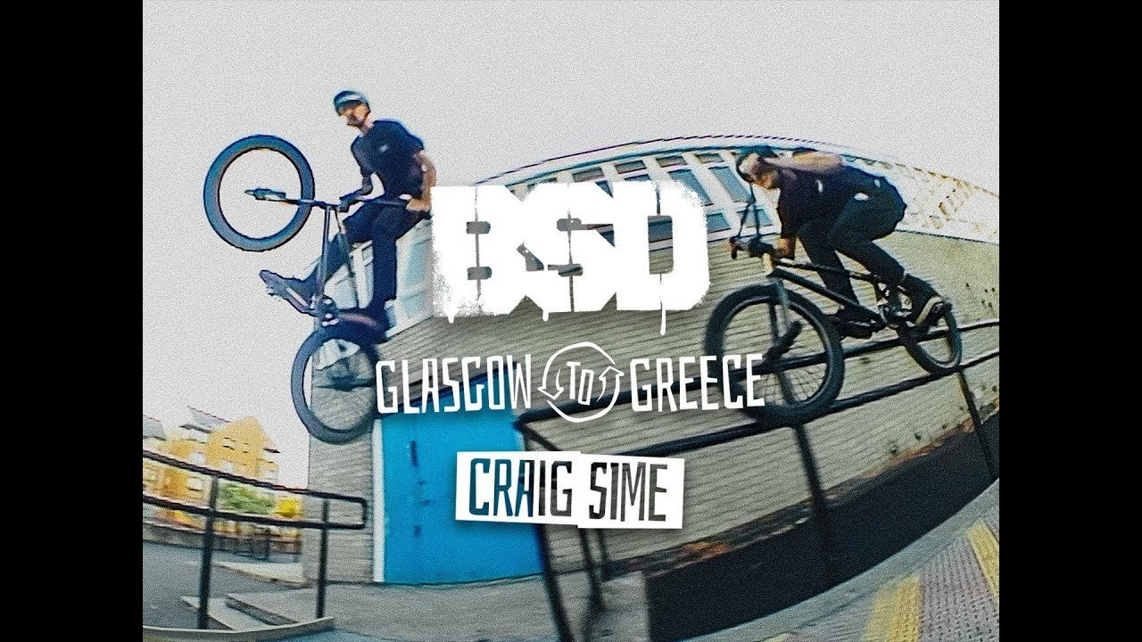 From under the grey Scottish skies in Glasgow to the Mediterranean sunshine in Thessaloniki, Craig Sime absolutely annihilates the rails and ledges in each city...<br /><br />Cameo appearances by David Grant, Dan Paley, Sam Jones, Alex Donnachie and Greg Layden.<br /><br />Filmed by Luc Lynch-Rice and Alex Donnachie <br />Edited by Luc Lynch-Rice <br /><br />Thanks to our distro in Greece, Makis at Ride On BMX.<br /><br />#BSDforever #BSDworldwidecrew<br /><br />..............................<br /><br />BSD WEBSITE:<br />http://www.bsdforever.com<br /><br />BSD INSTAGRAM:<br />http://www.instagram.com/bsdforever<br /><br />BSD FACEBOOK:<br />http://www.facebook.com/bsdforever<br /><br />..............................<br /><br />In this video Craig is riding a BSD ALVX frame with BSD Jonesin' forks, BSD Grime bars, BSD Mind Wheels, Donnasqueak tires, Rude Tube pegs, Substance cranks, Safari pedals and more BSD parts, all available at https://bsdforever.com/<br /><br />More about BSD BMX - https://bsdforever.com/pages/about<br /><br />It all began back in the summer of 1991 when a group of BMX friends started making videos of the trips they went on and the jams they took part in. From the first video Stress Kings to Steel Rods and Sleezy Rider the BSD name was born. At our core BSD’s ethos was and still is about hanging out with friends, travelling the world, riding bikes and having a laugh. It is also about making the best quality BMX products out there, while still having a lot of fun in the process...<br /><br />In 1998 our first BSD product came out, it was a custom 44t, 10mm thick beast of a sprocket. Grant Smith, owner of BSD trained as a mechanical design engineer and decided to start applying what he knew to BMX parts. Jump forward to 2005 and more BSD products were added to our line. Quality and innovation has always been key to what we do. In 2005 we came out with the Jersey Barrier hubguard, the very first push on plastic hubguard to be developed, now an industry standard used by many BMX companies out there.<br /><br />Today, we are stoked to offer the full range of premium BMX parts to build your custom bike. To sum up what BSD is now, we are an award-winning, rider owned BMX brand, designed by riders for riders. We pride ourselves on making design led, innovative BMX frames and parts built for abuse. We are also very proud of our amazing team of riders who represent what BSD is all about.<br /><br />BSD FOREVER!!!