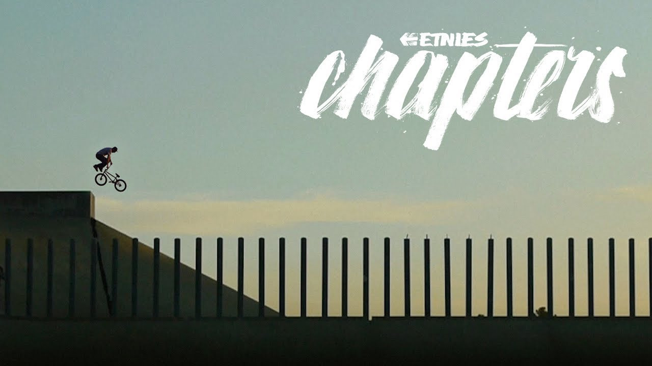Etnies: Chapters is now available on Echoboom Sports. Start your free trial today to watch now: http://geni.us/ChaptersEBSVOD<br /><br />With our feet planted firmly in BMX for over 20 years and two award-winning videos, “Forward”and “Grounded”to our name, we are proud to introduce the highly anticipated third full-length BMX video production, etnies“Chapters.” Featuring one of the most well-rounded and highly revered teams in modern-day BMX, “Chapters” was shot in 15 countries during 35 trips over a span of 3 years. The team has collectively endured countless injuries and dedicated endless hours in search of the most desirable spots in the world in order to bring you groundbreaking riding captured through the unique perspective of filmmakers Will Stroud and Mike Manzoori.<br /><br />Subscribe to Echoboom Sports!<br />http://bit.ly/18VxJeD<br /><br />Check out the new http://www.echoboom.tv<br />Like us on Facebook: https://www.facebook.com/echoboomsports<br />Follow us on Twitter: https://twitter.com/EchoBoomSports<br />Follow us on Instagram: http://instagram.com/echoboomsports