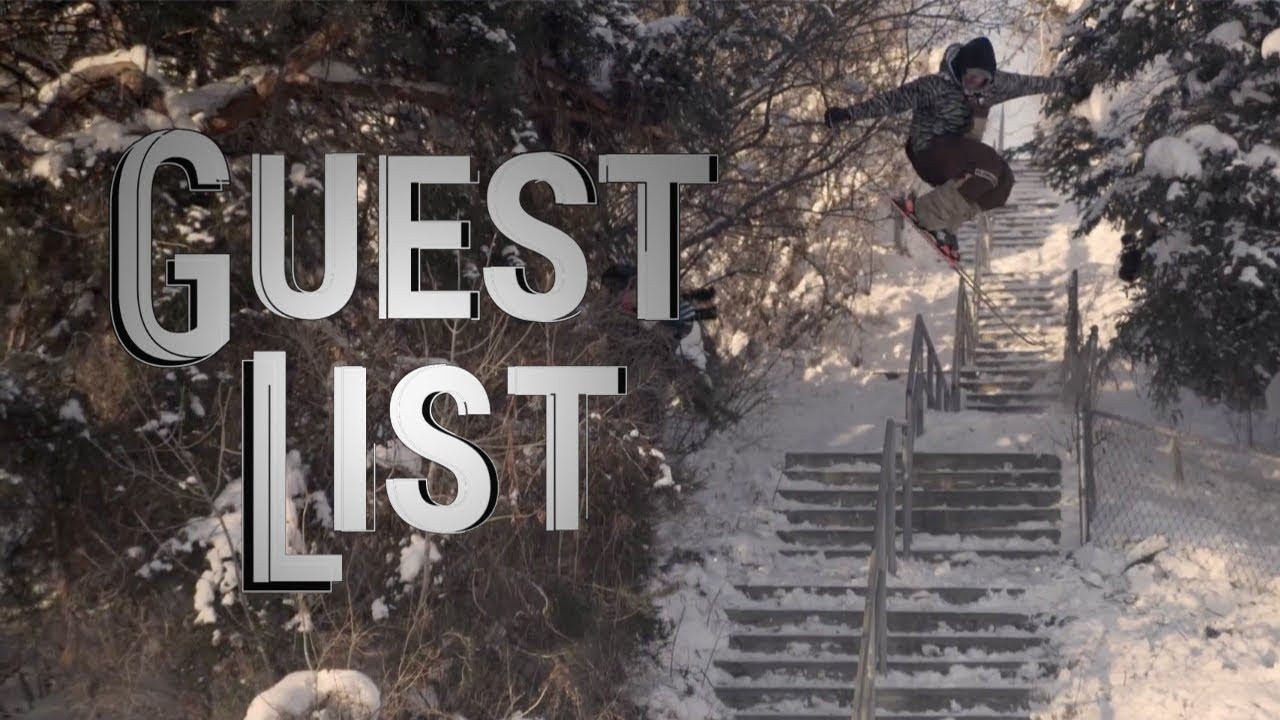Guest List is now available on Echoboom Sports. Start your free trial today to watch now: http://geni.us/GuestListEBSVOD<br /><br />Tom Wallisch and the Good Company crew return with their second full-length film, Guest List, featuring world-class urban, park and back country skiing, all with their trademark fun style. Follow the crew as they shred their way through winter.<br /><br />Subscribe to Echoboom Sports!<br />http://bit.ly/18VxJeD<br /><br />Check out the new http://www.echoboom.tv<br />Like us on Facebook: https://www.facebook.com/echoboomsports<br />Follow us on Twitter: https://twitter.com/EchoBoomSports<br />Follow us on Instagram: http://instagram.com/echoboomsports